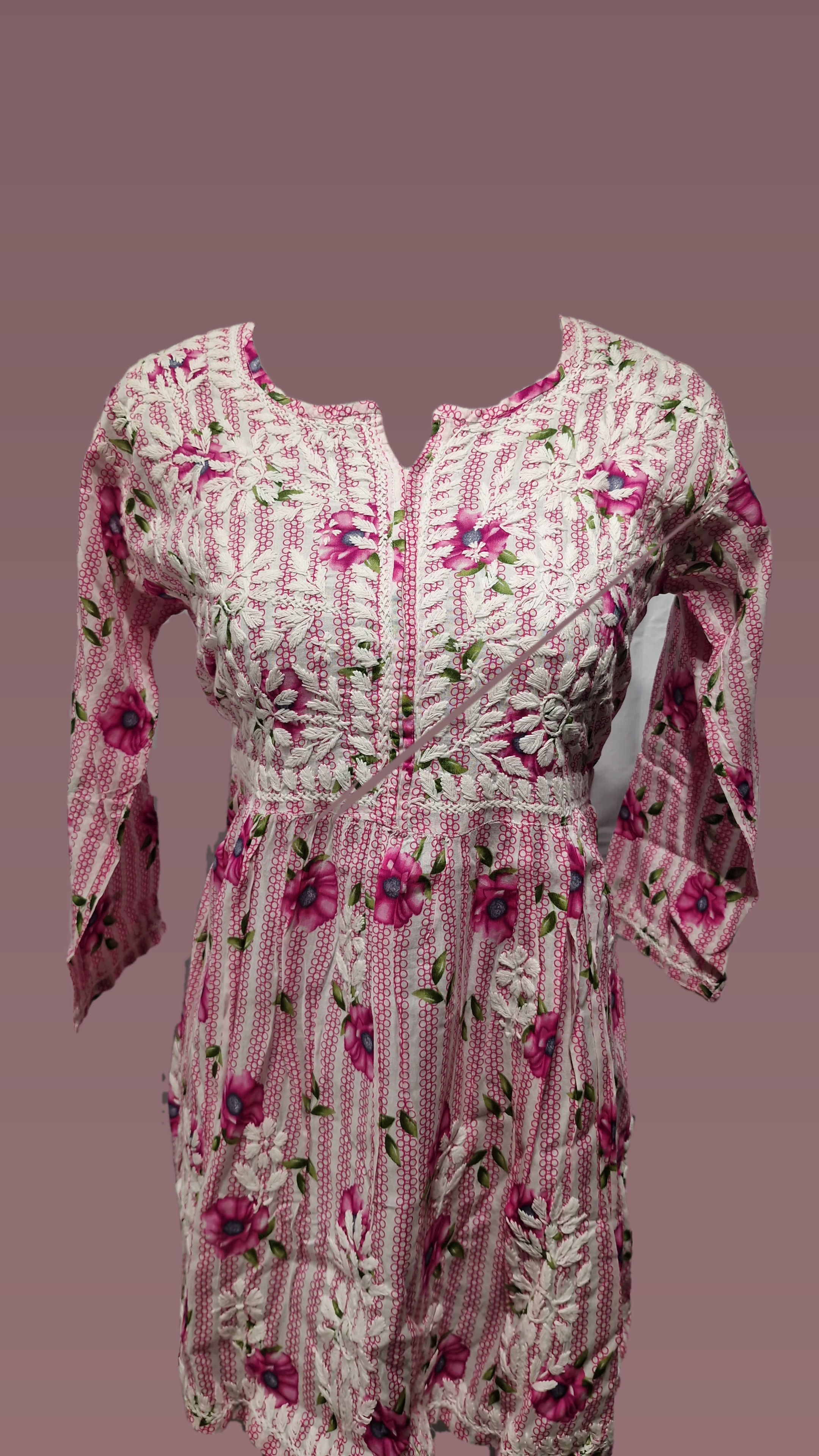 Sk / Mul cotton Pink Printed SK CK