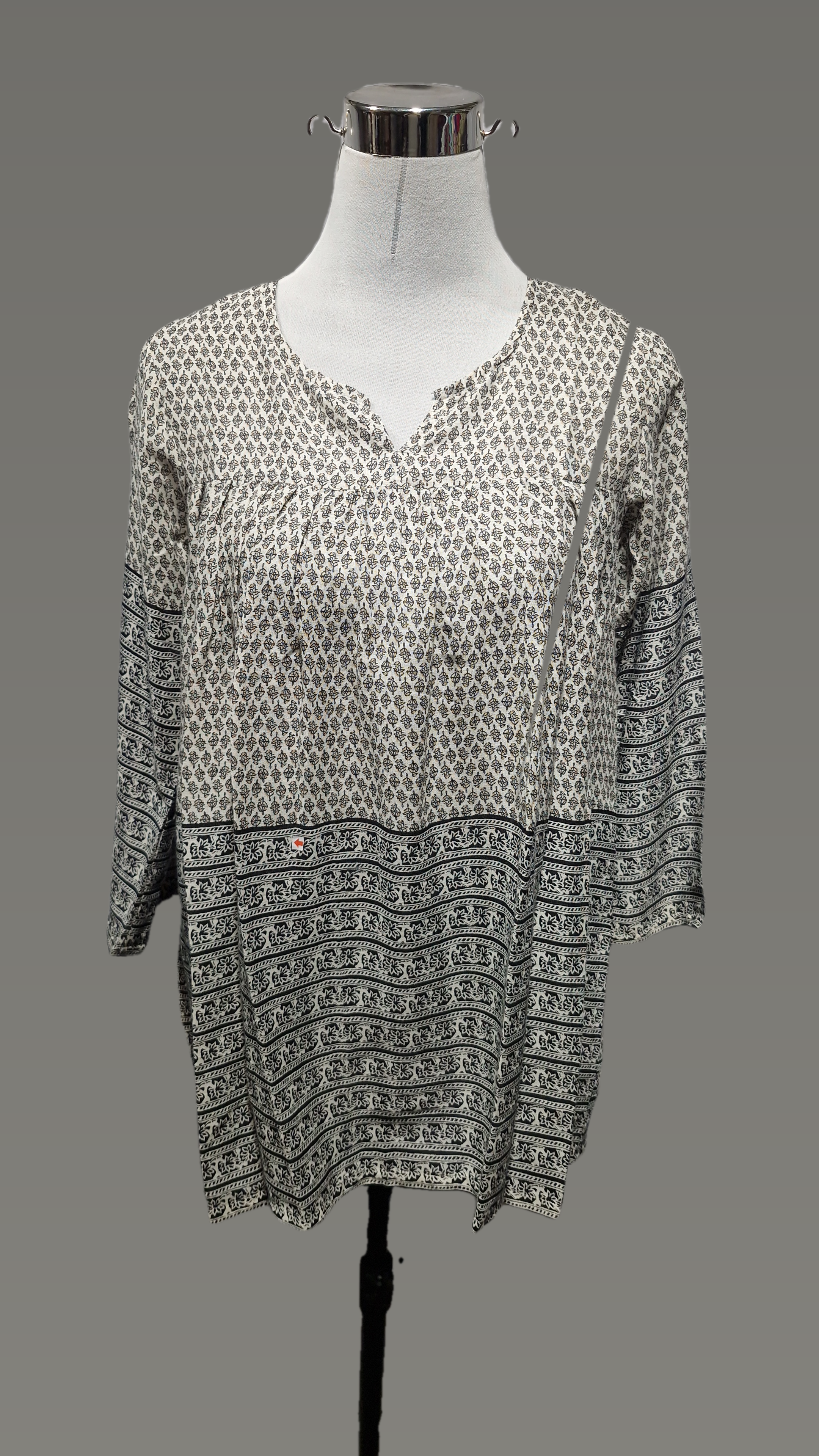 SK Pleated RN Green Kurti