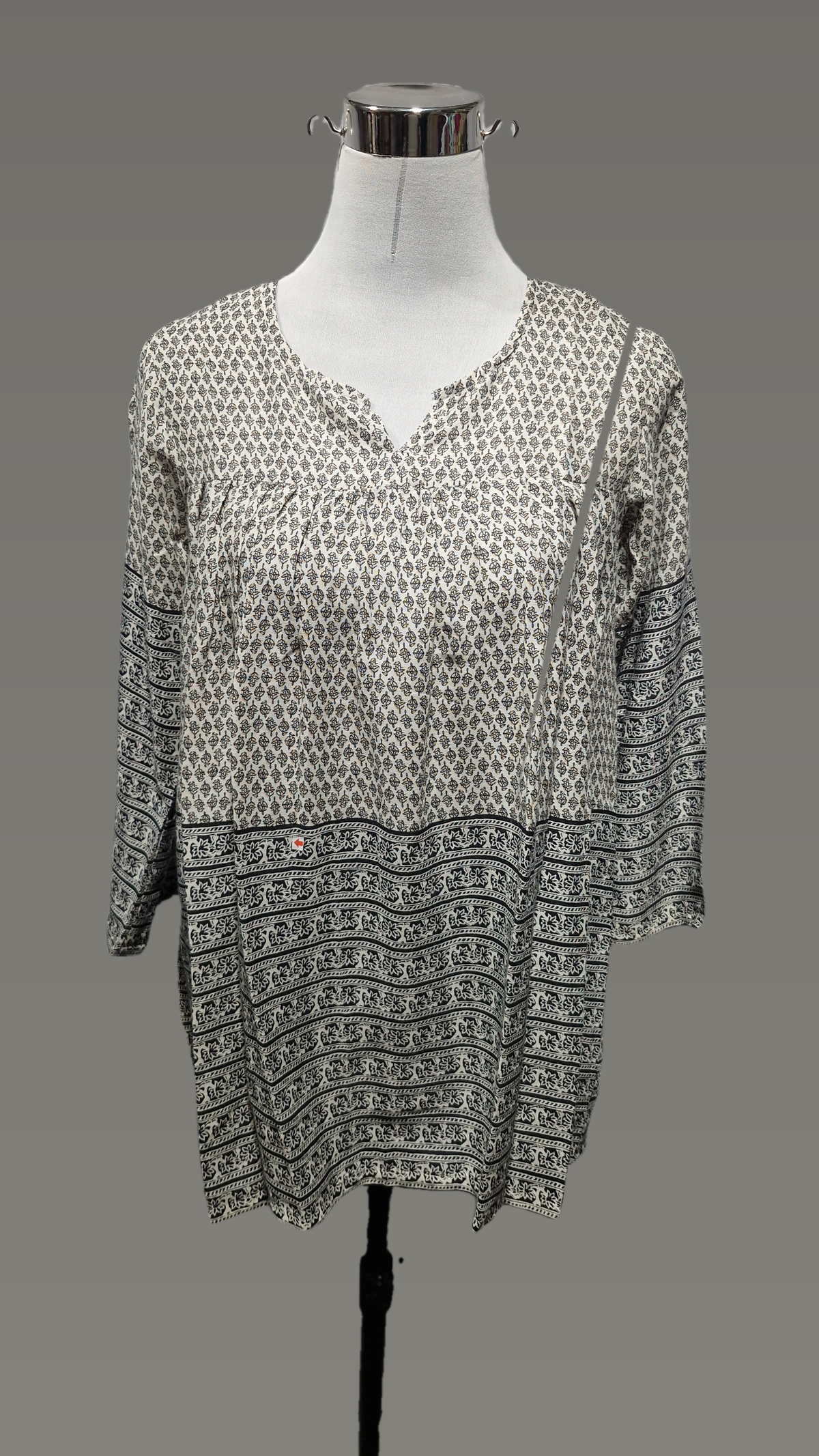 SK Pleated RN Green Kurti