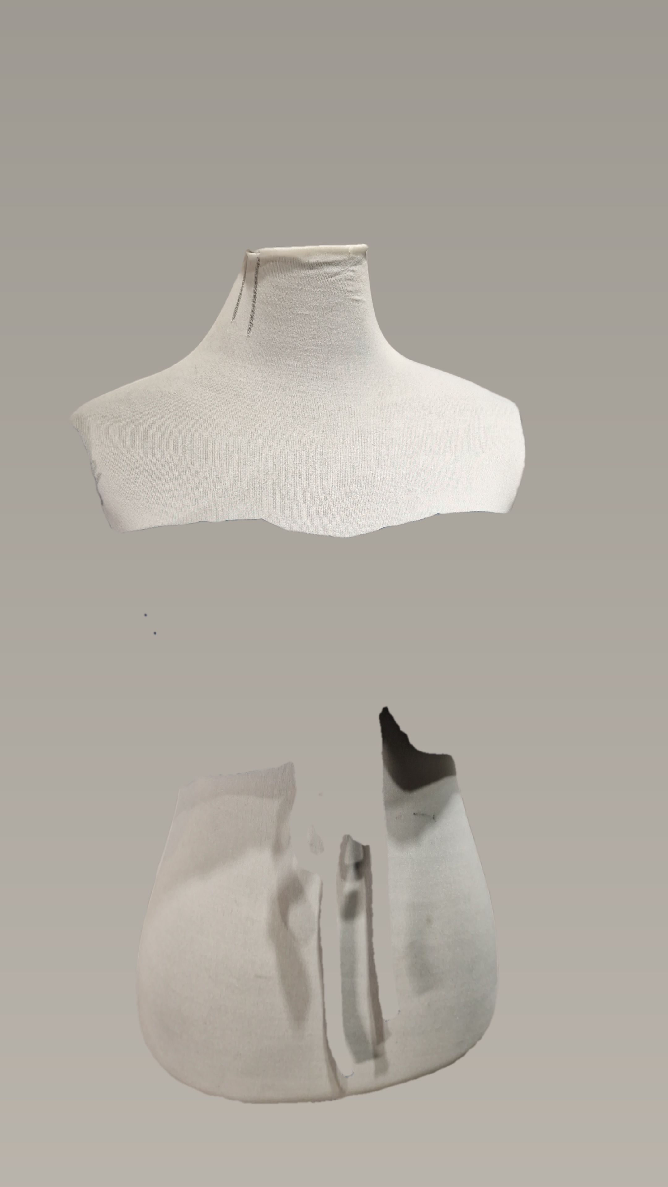 Denim Off sholder Crop Top