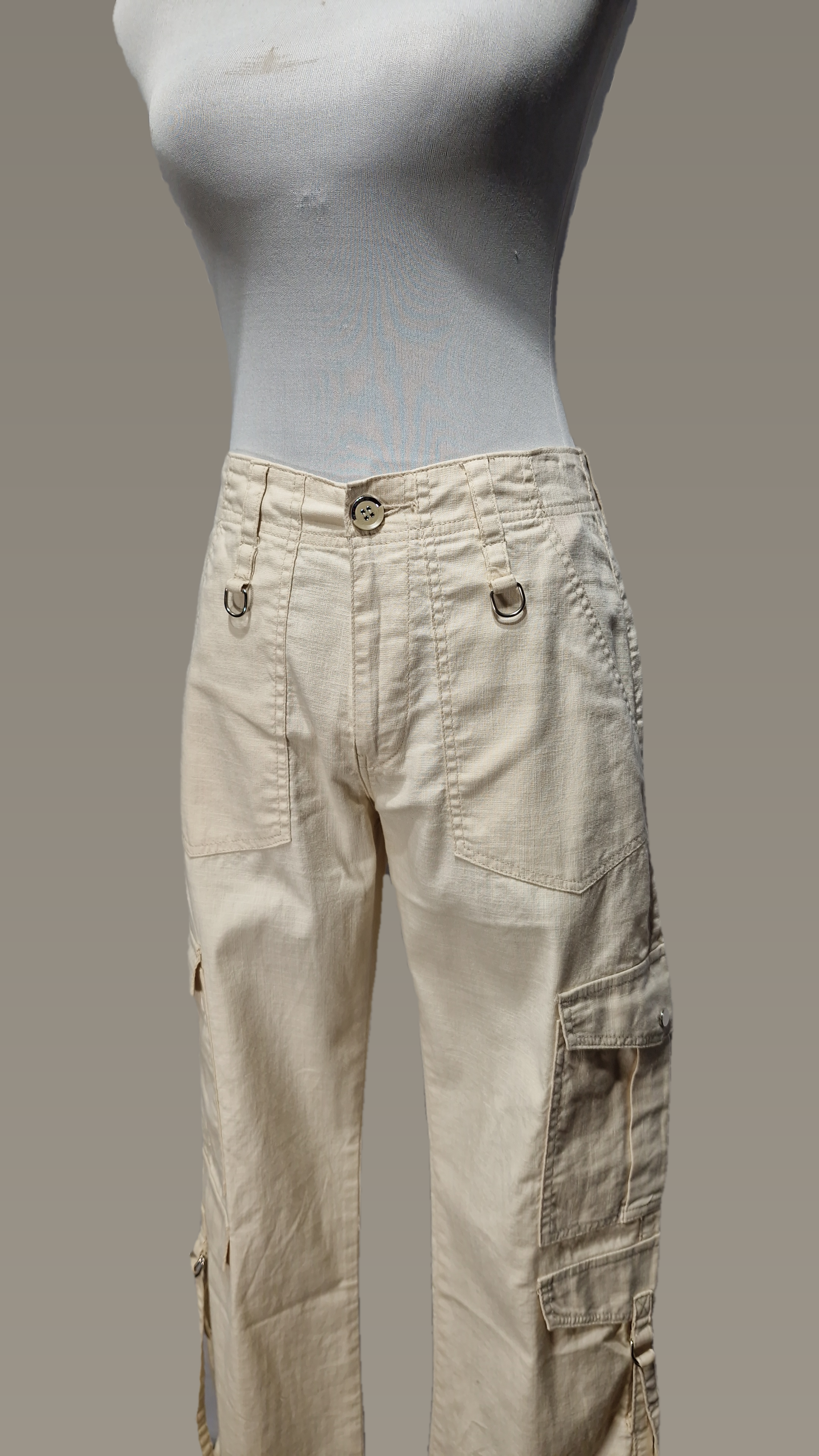 Linen Cargo Pants