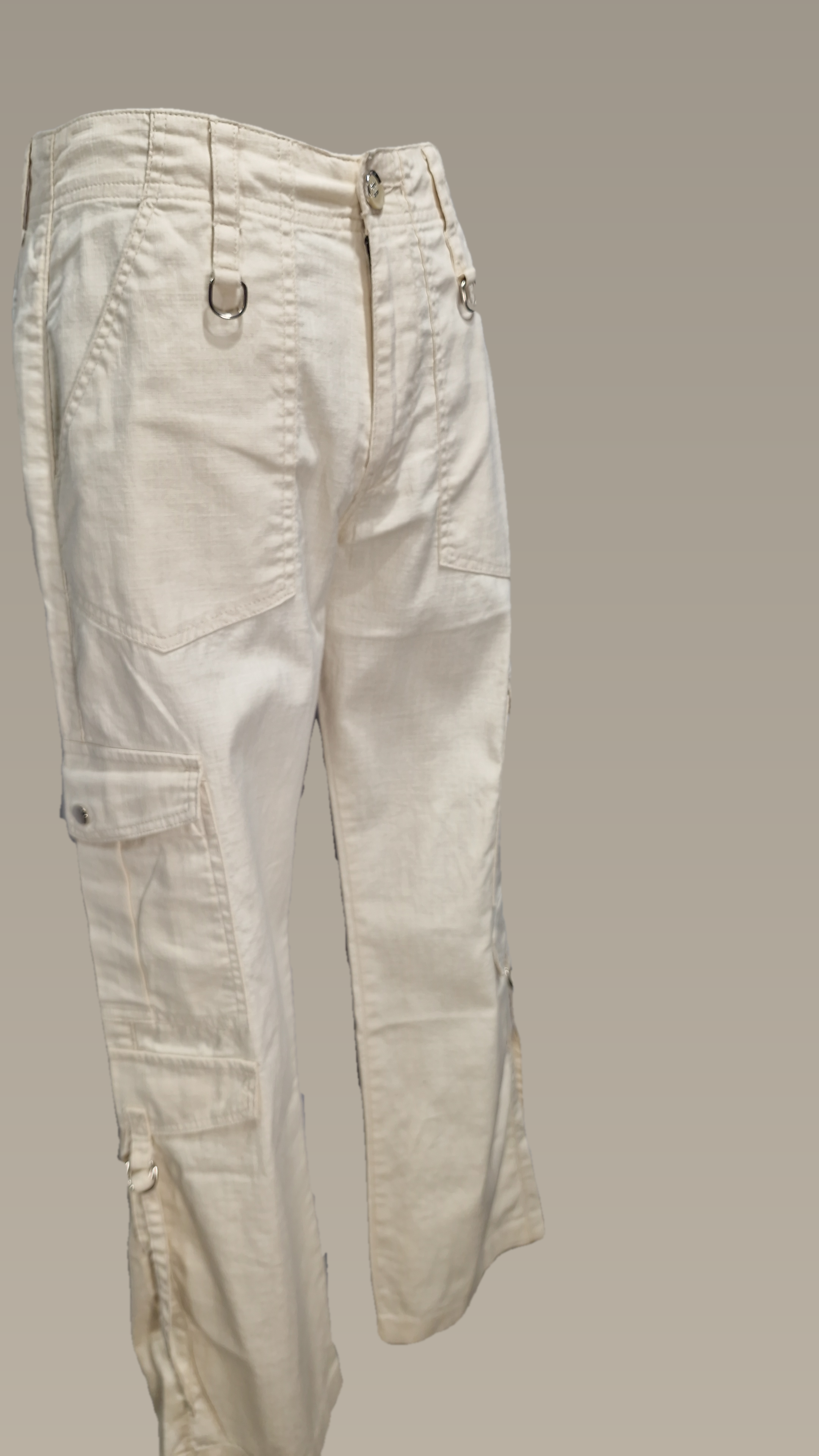 Linen Cargo Pants