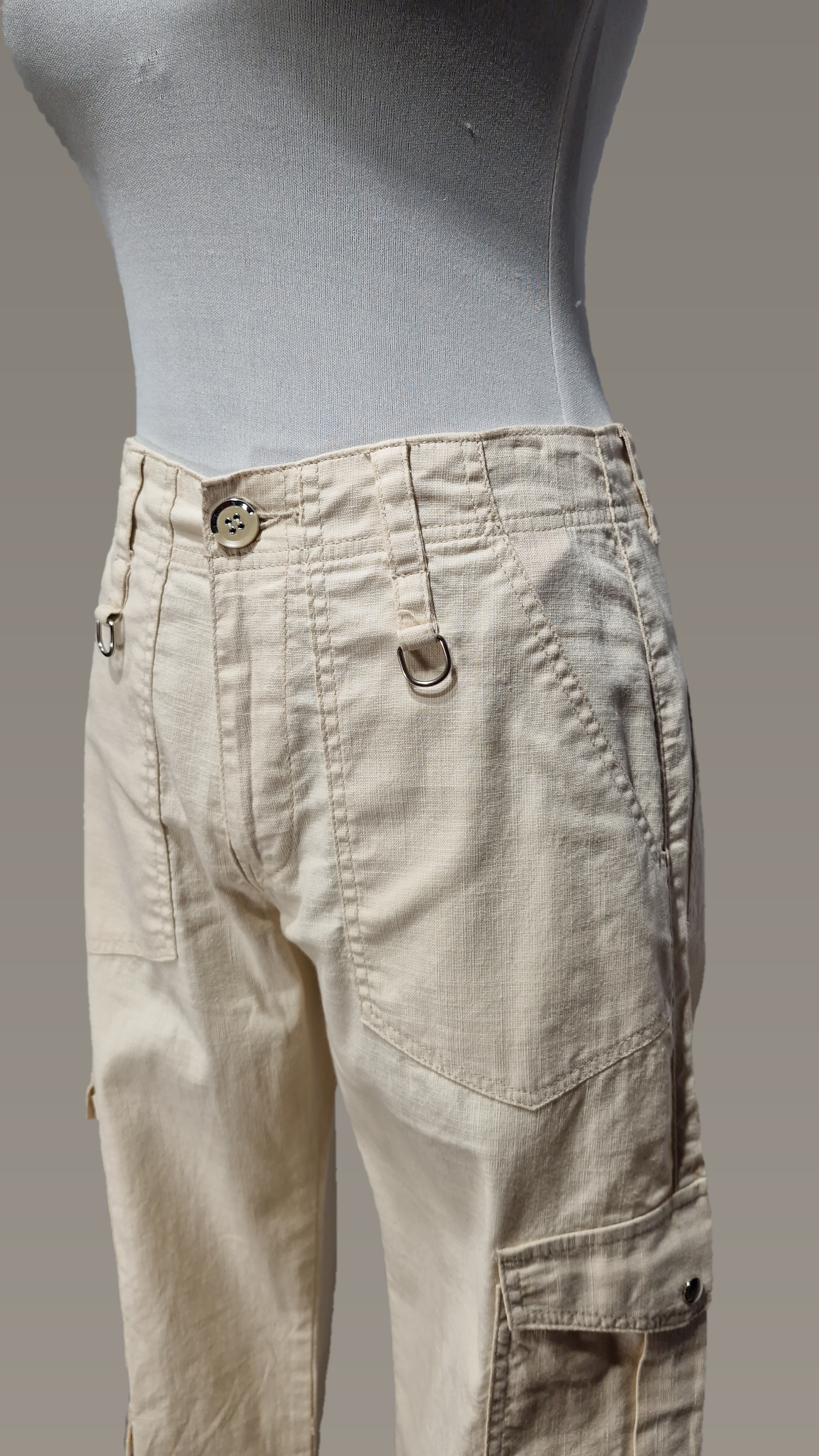 Linen Cargo Pants