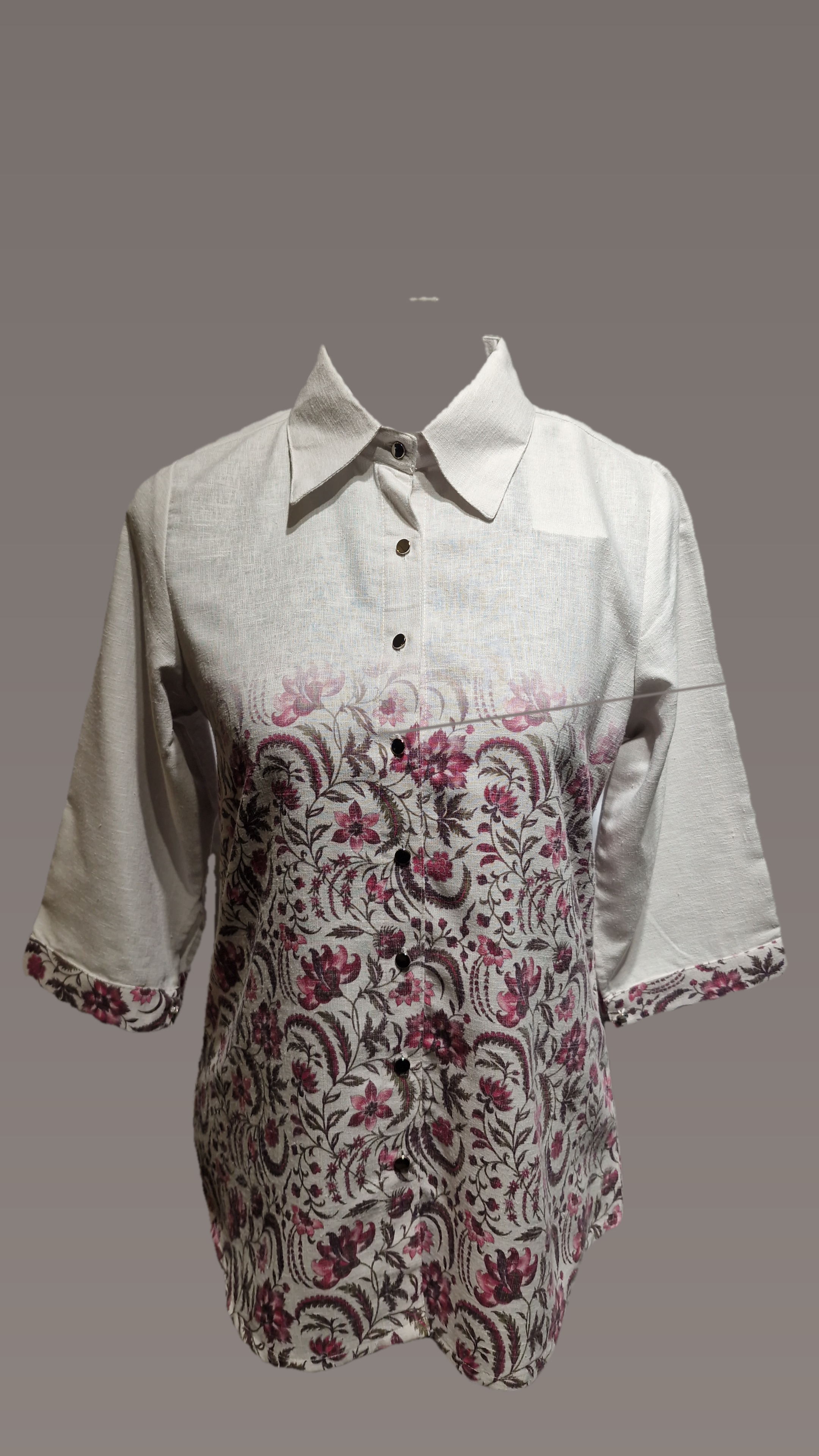 Cotton Printed NL Top Crop Top