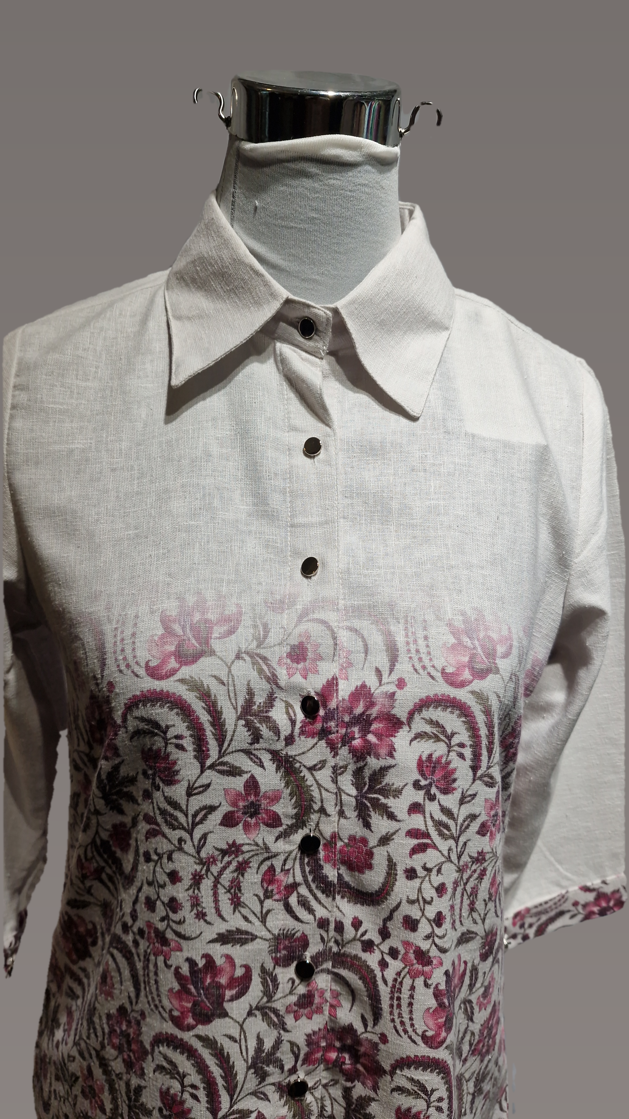 Cotton Printed NL Top Crop Top