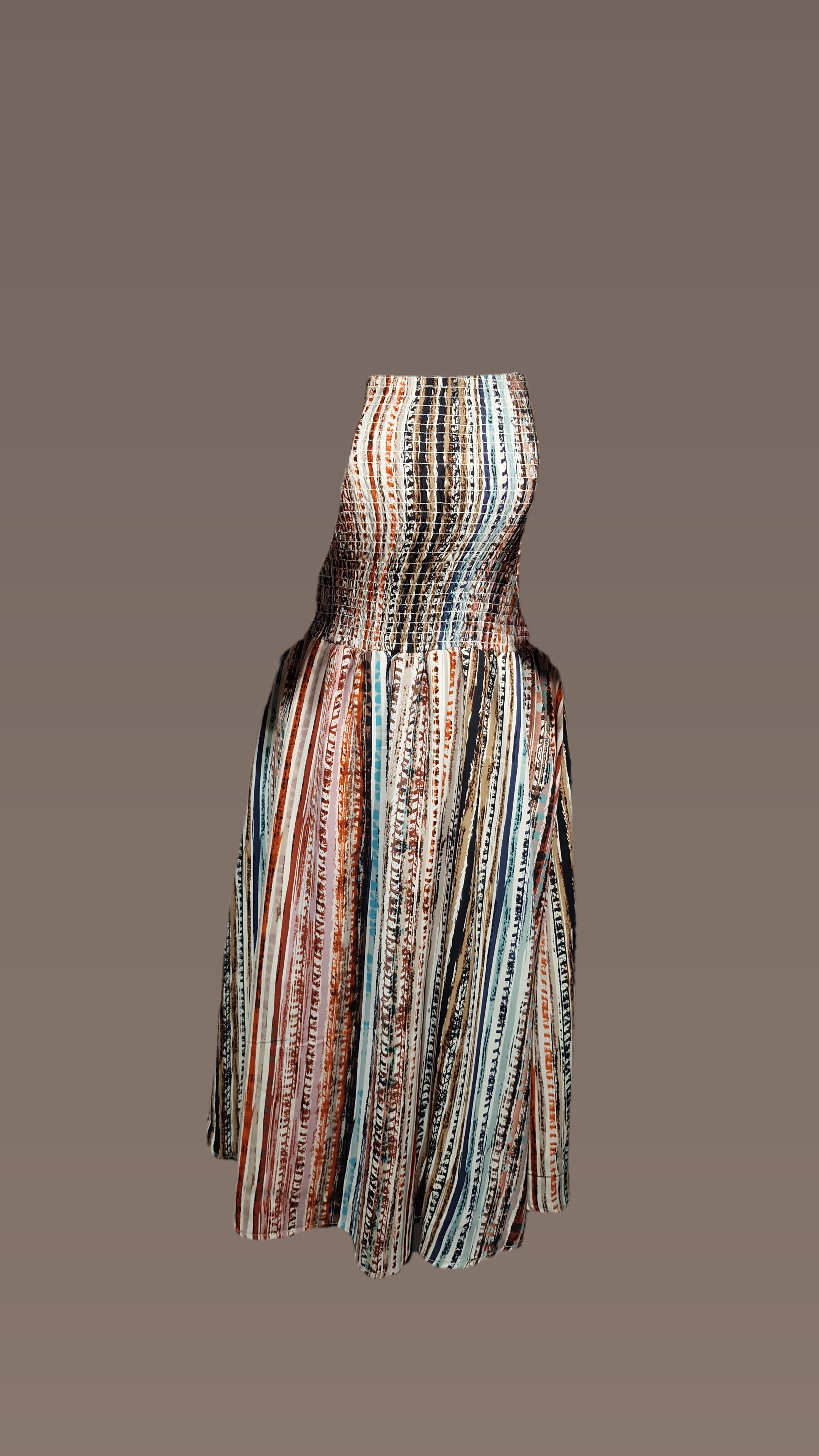 Smoked Cami Middy Dress with Shirt