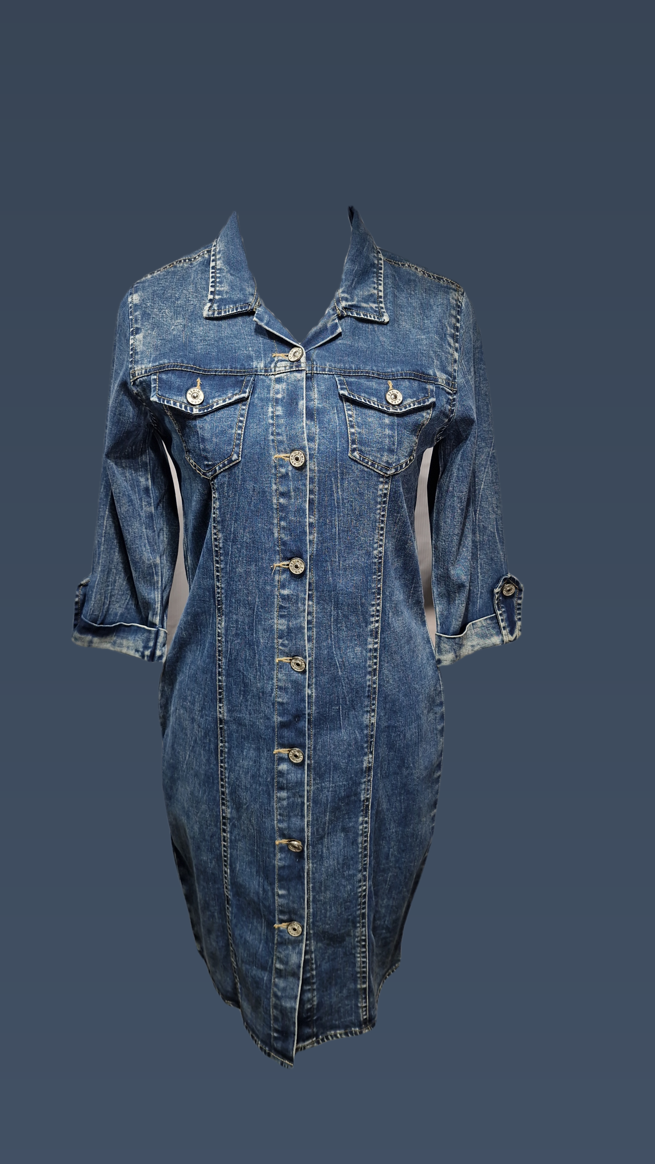 Denim Midi Dress