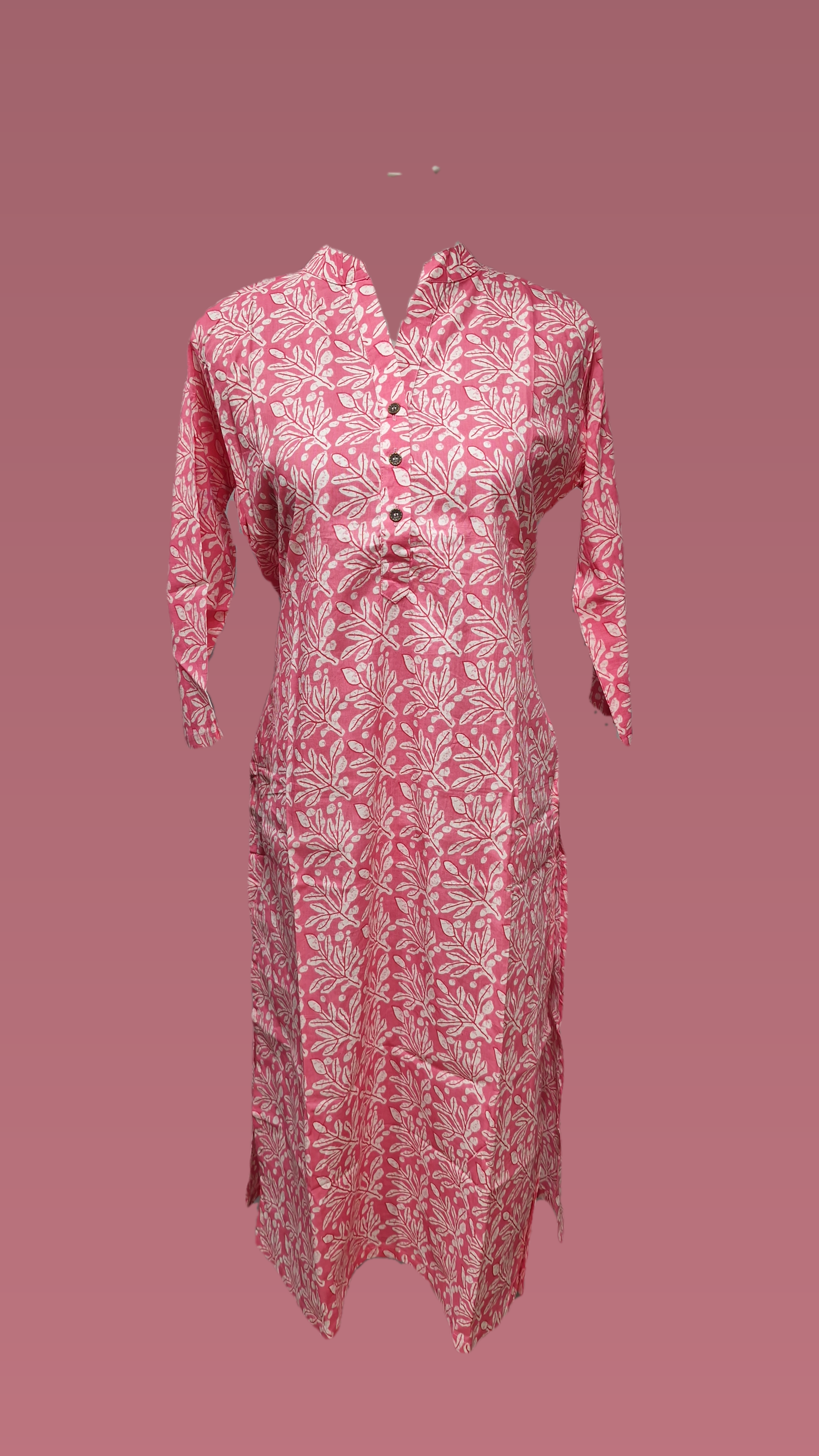 Cotton DW Long Kurti Morya