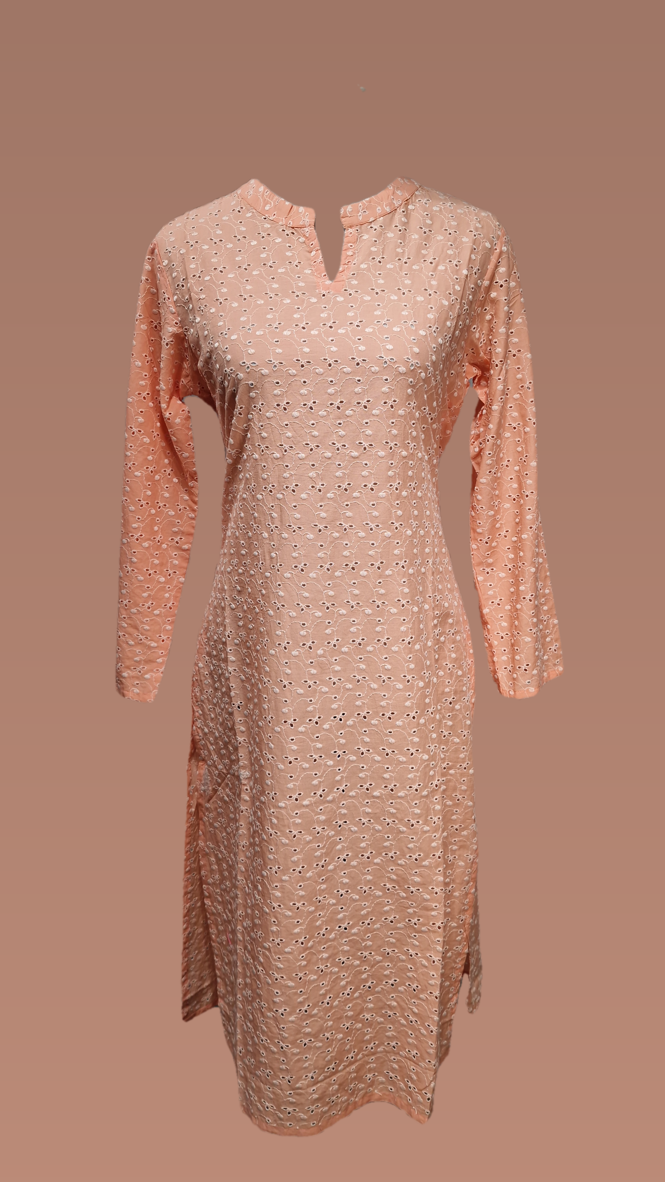 Long Kurti hakoba Peach Kurti