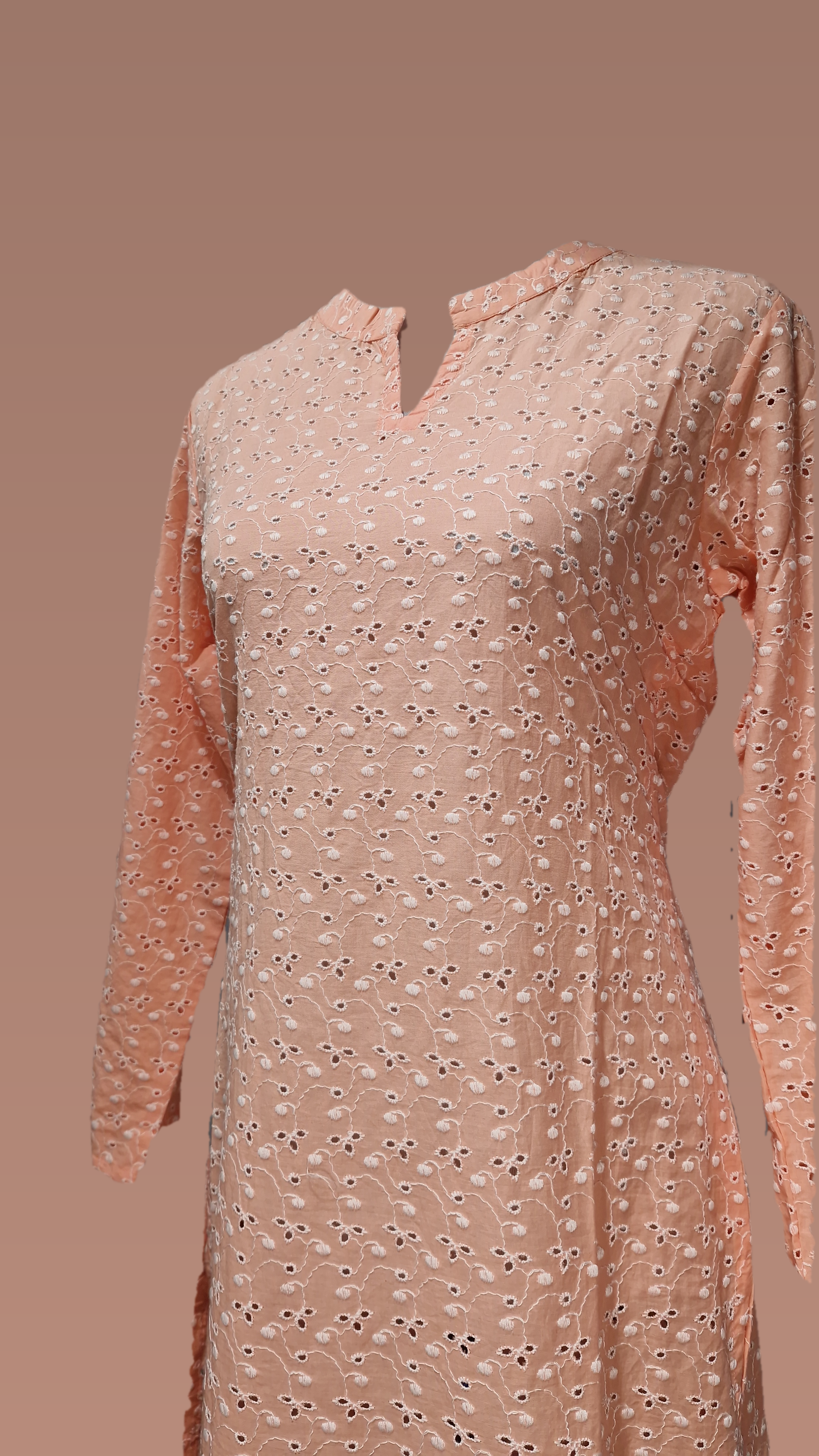 Long Kurti hakoba Peach Kurti