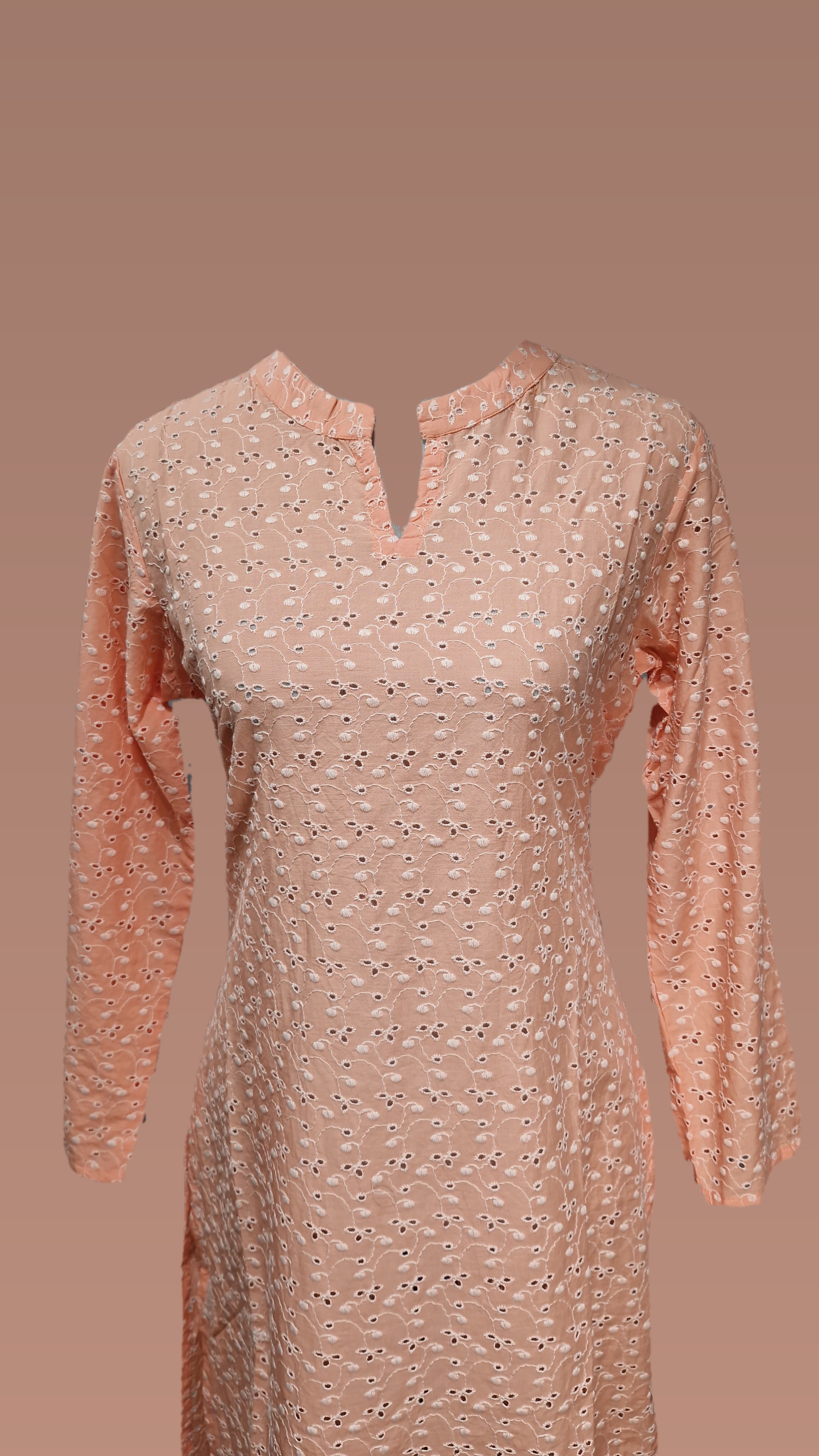 Long Kurti hakoba Peach Kurti