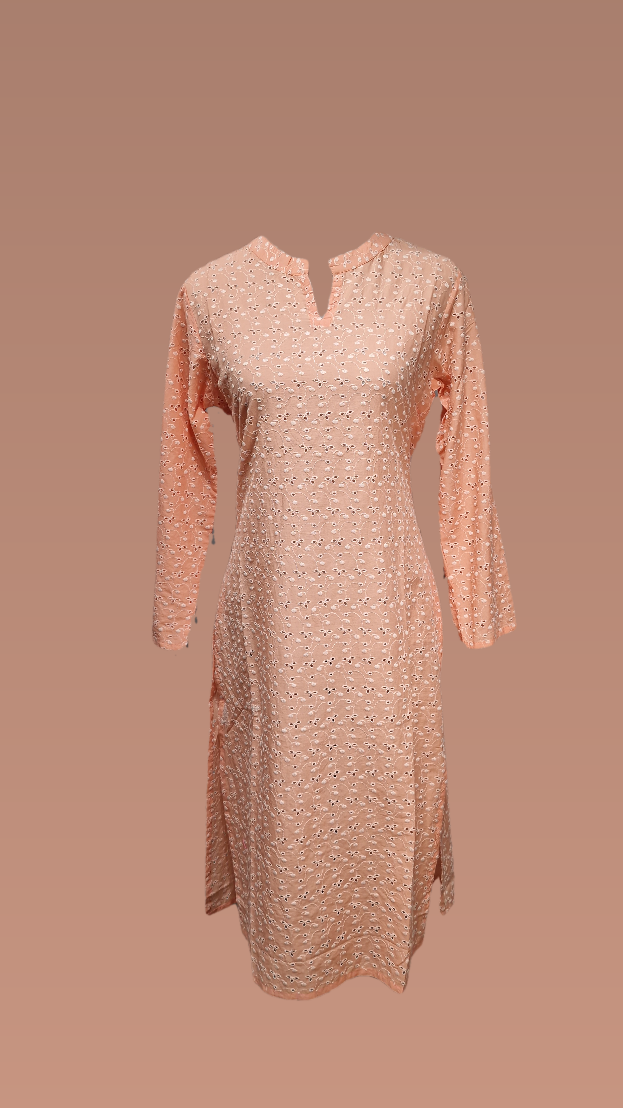 Long Kurti hakoba Peach Kurti