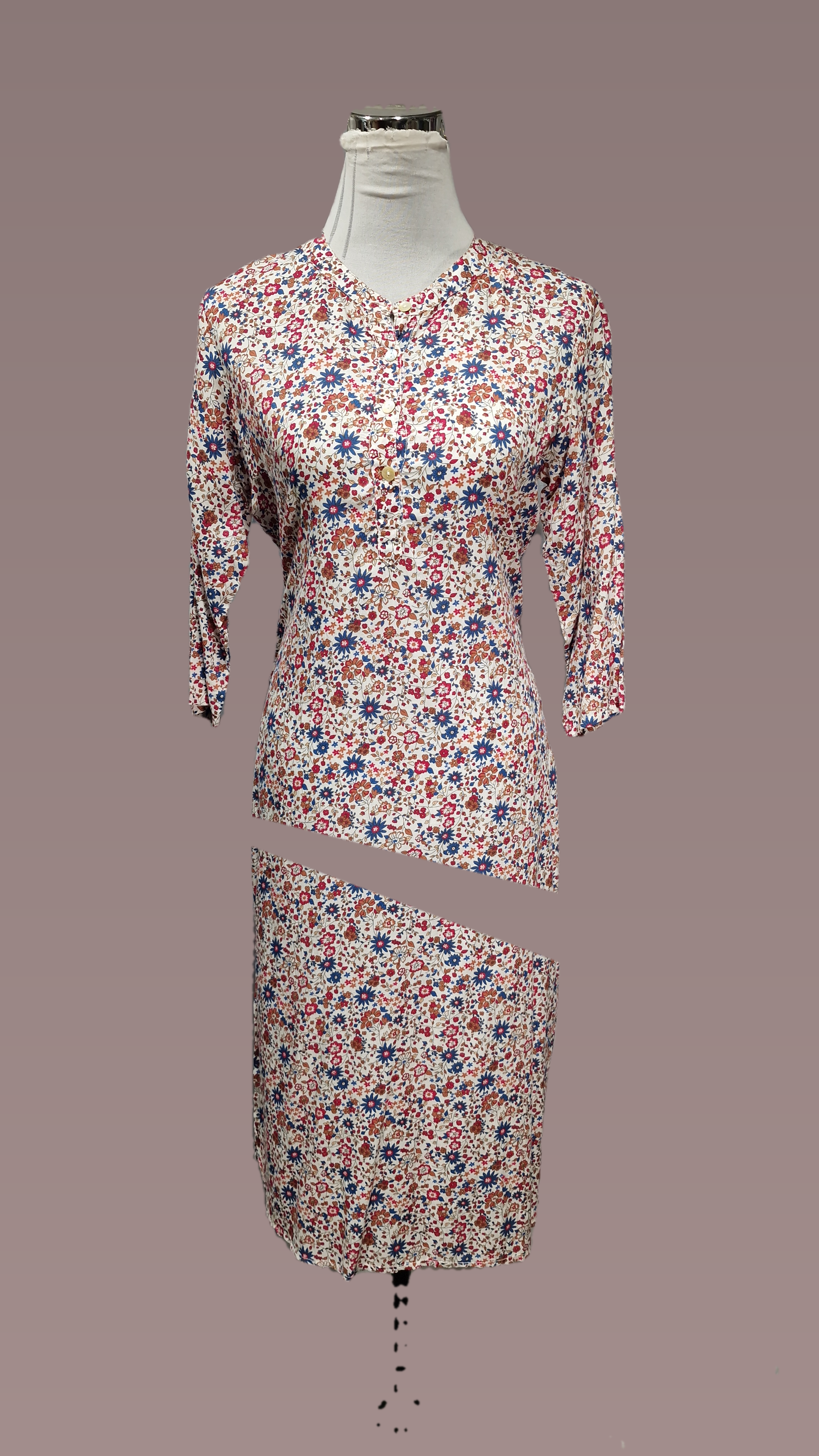 Long Flower BN MC Kurta