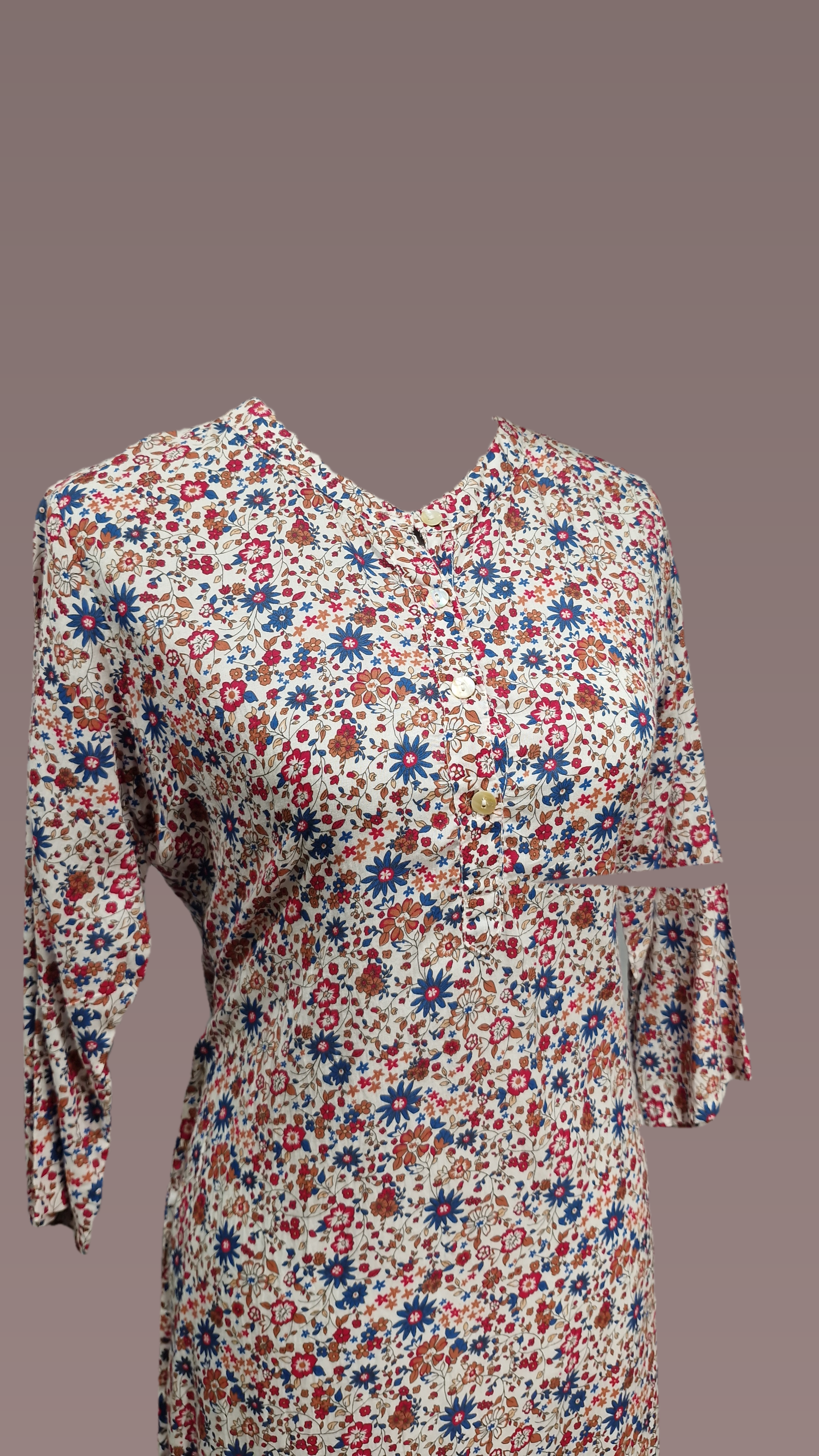 Long Flower BN MC Kurta