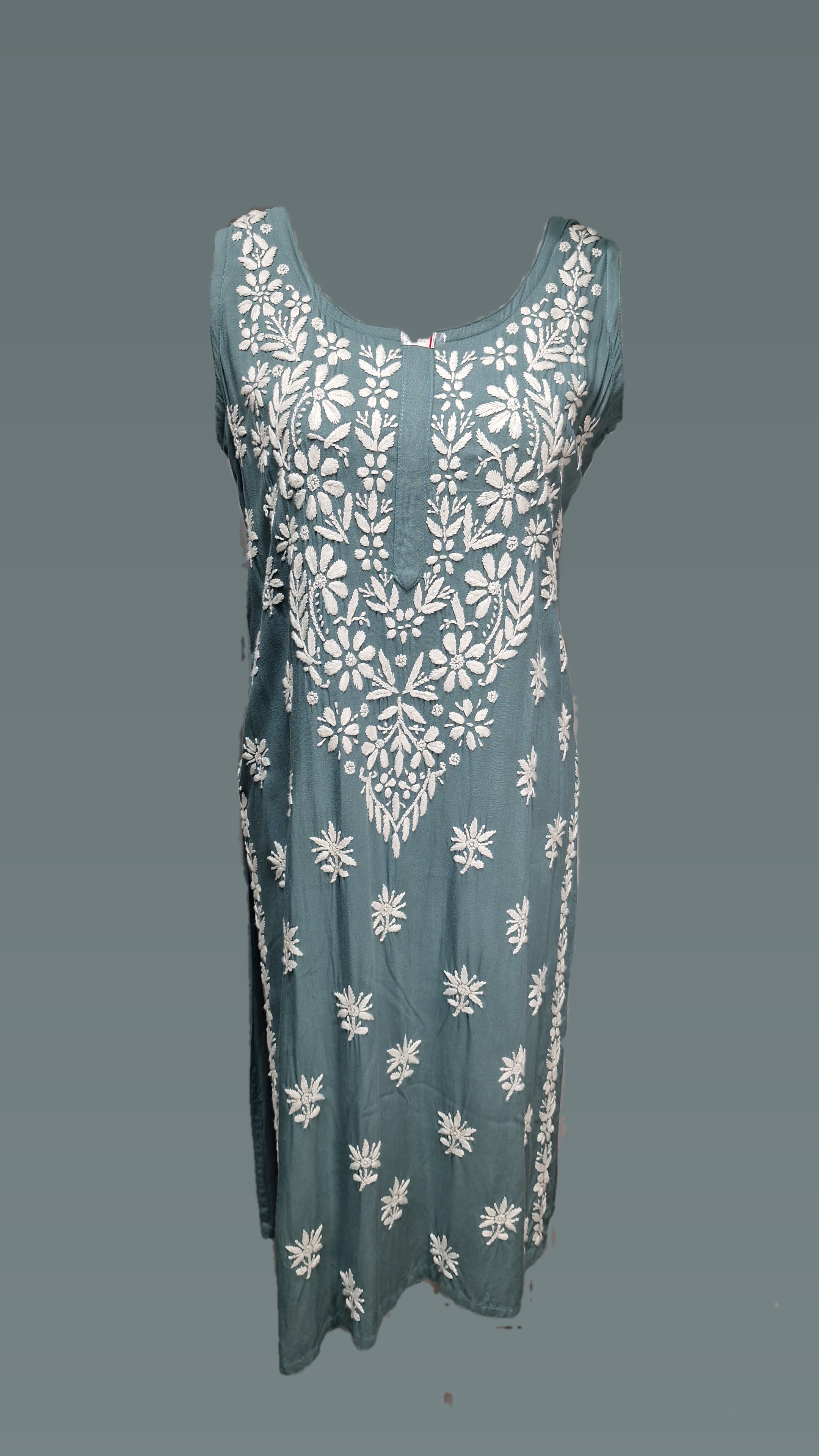 Rayon Sleeveless Kurti CK