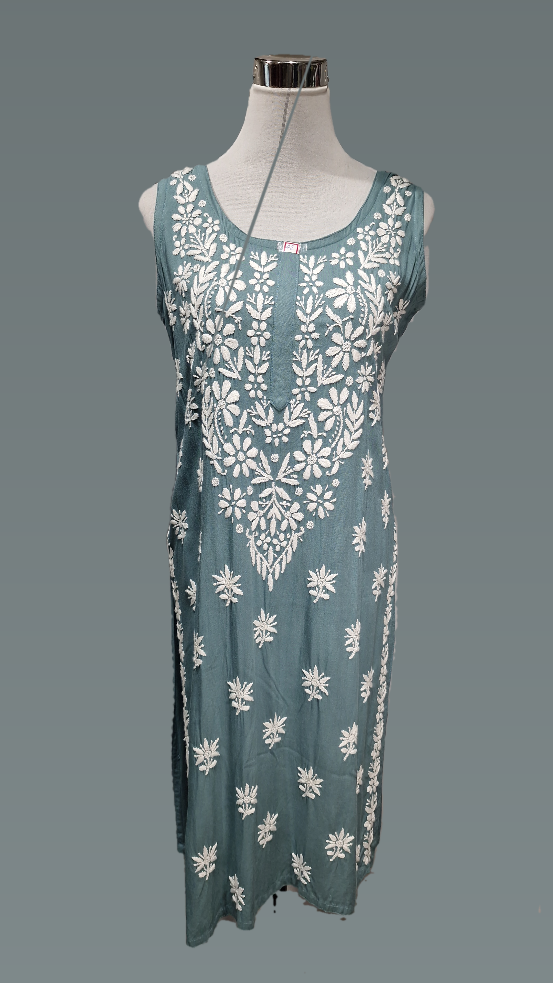 Rayon Sleeveless Kurti CK