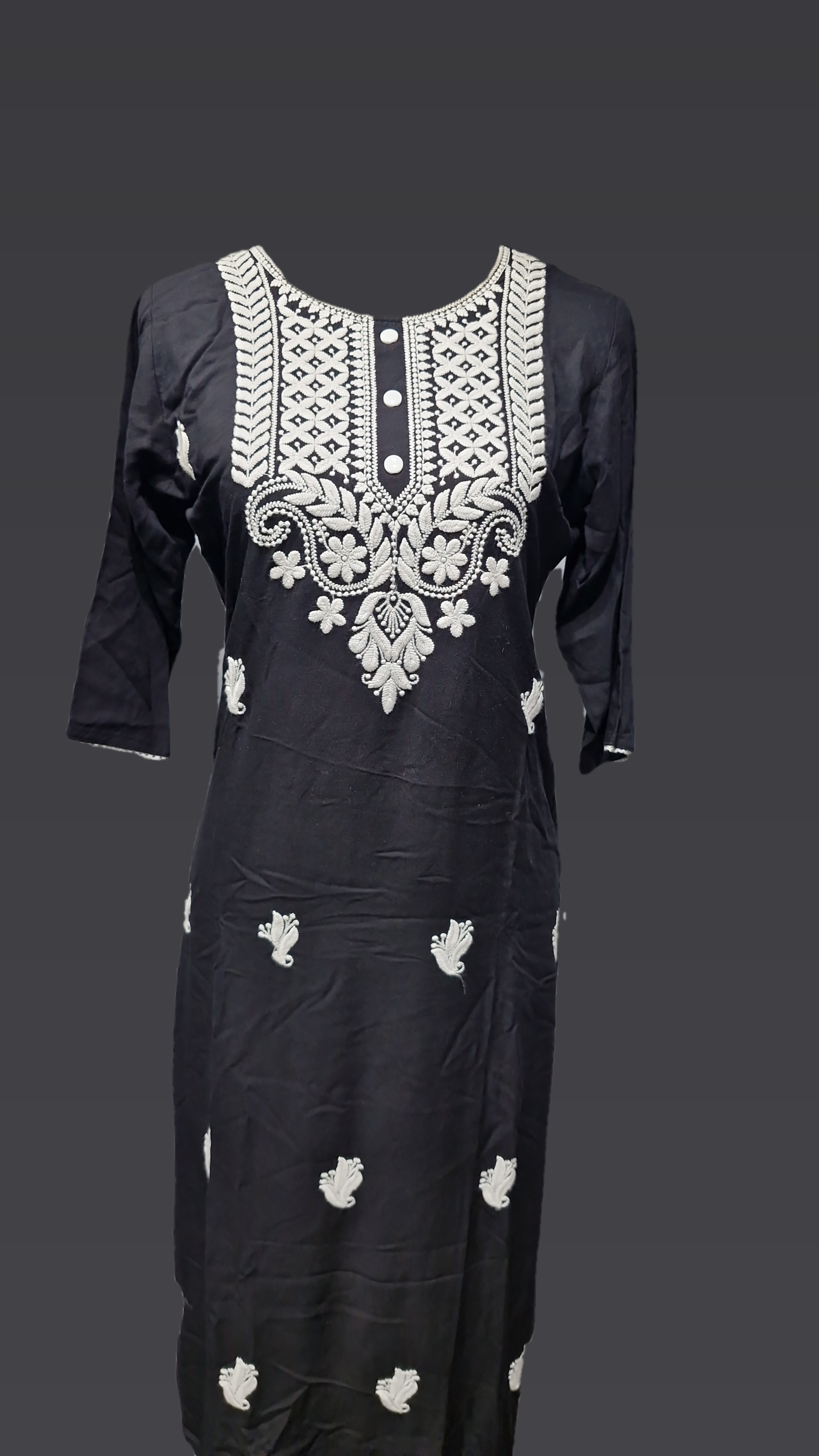 Rayon Yog Emb Kurti
