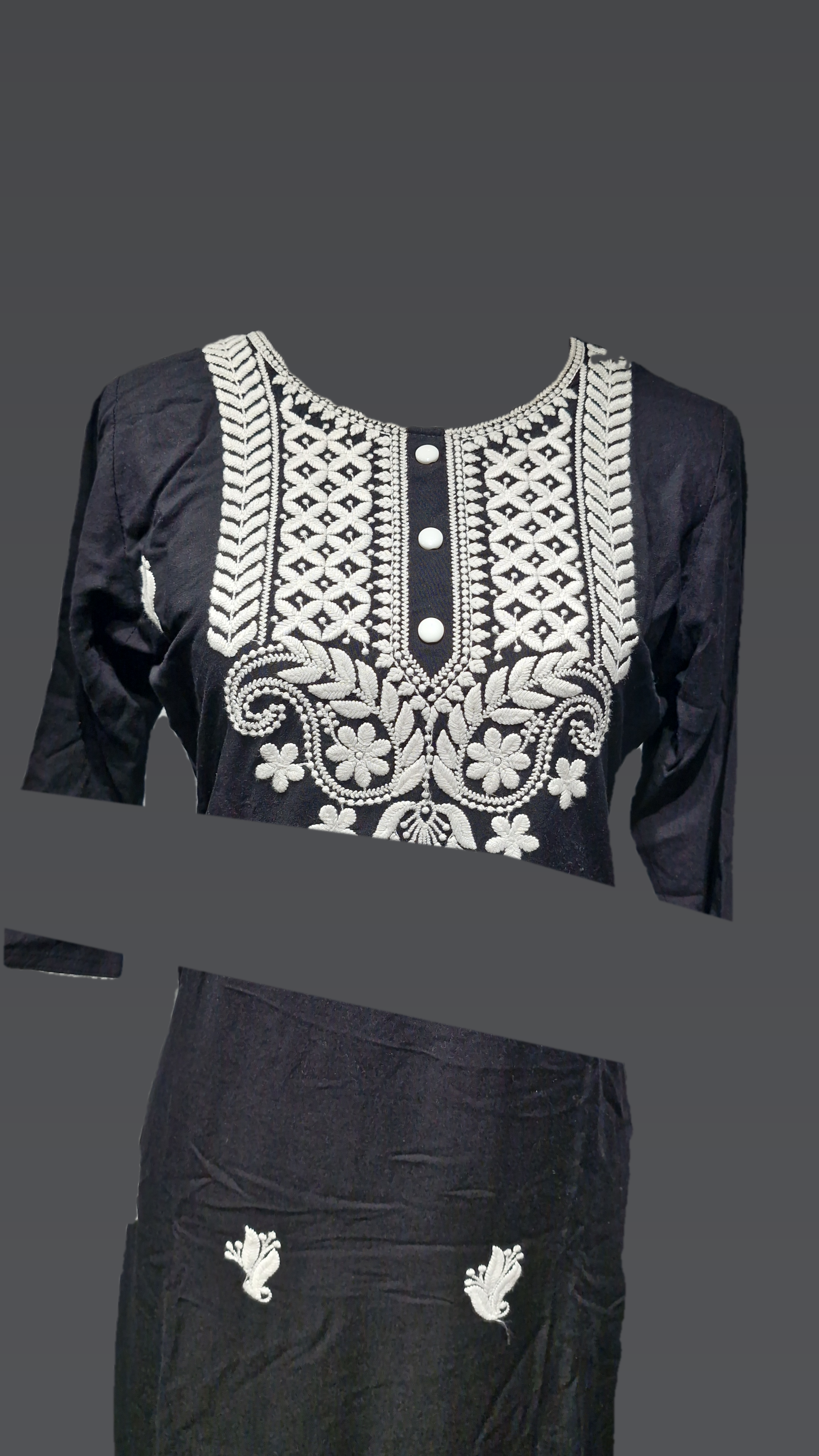 Rayon Yog Emb Kurti