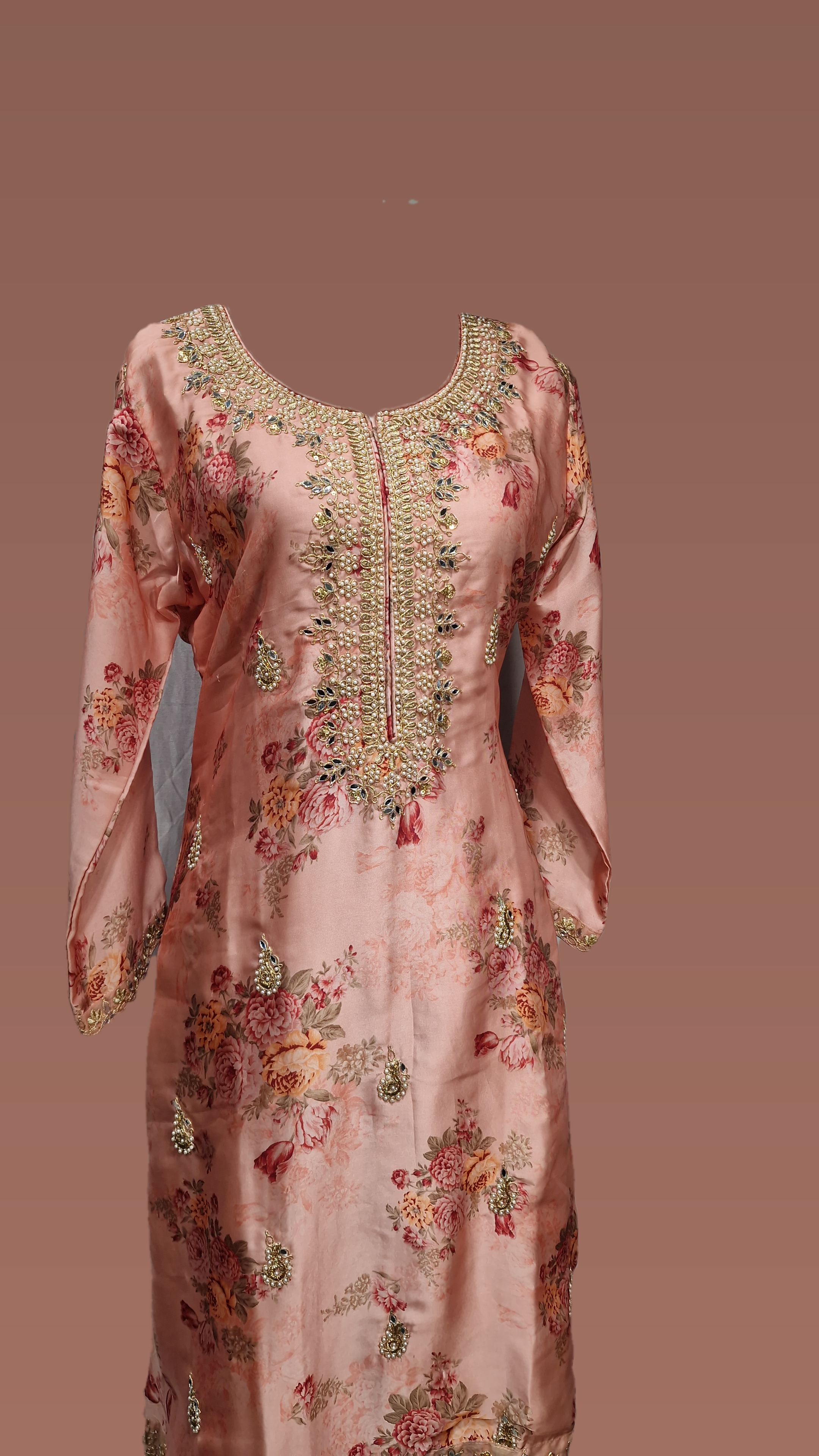 3PCS Soft Maslin AB Suit Glass Work Pink