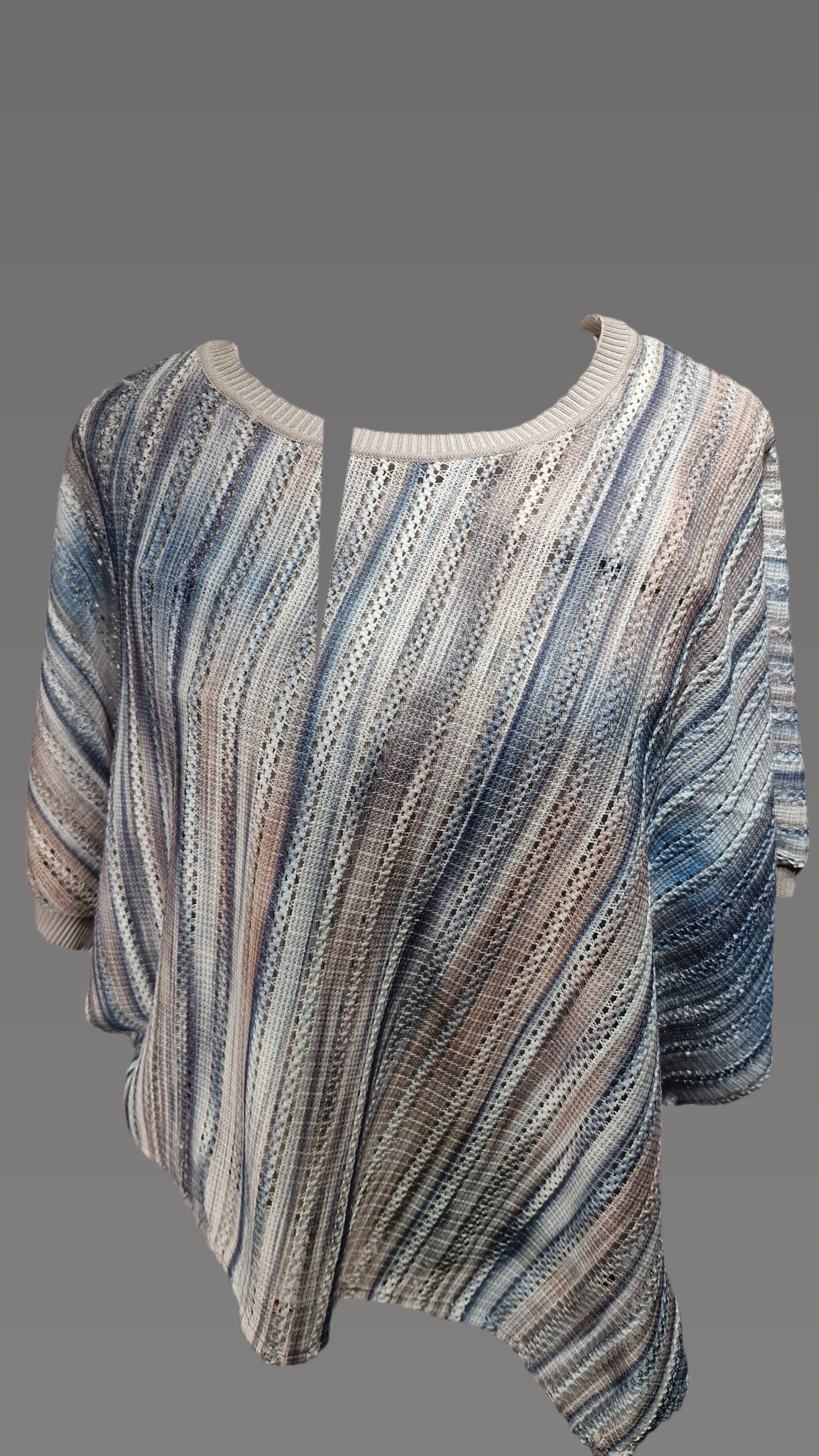 knitting ponchu cami top Crop Top