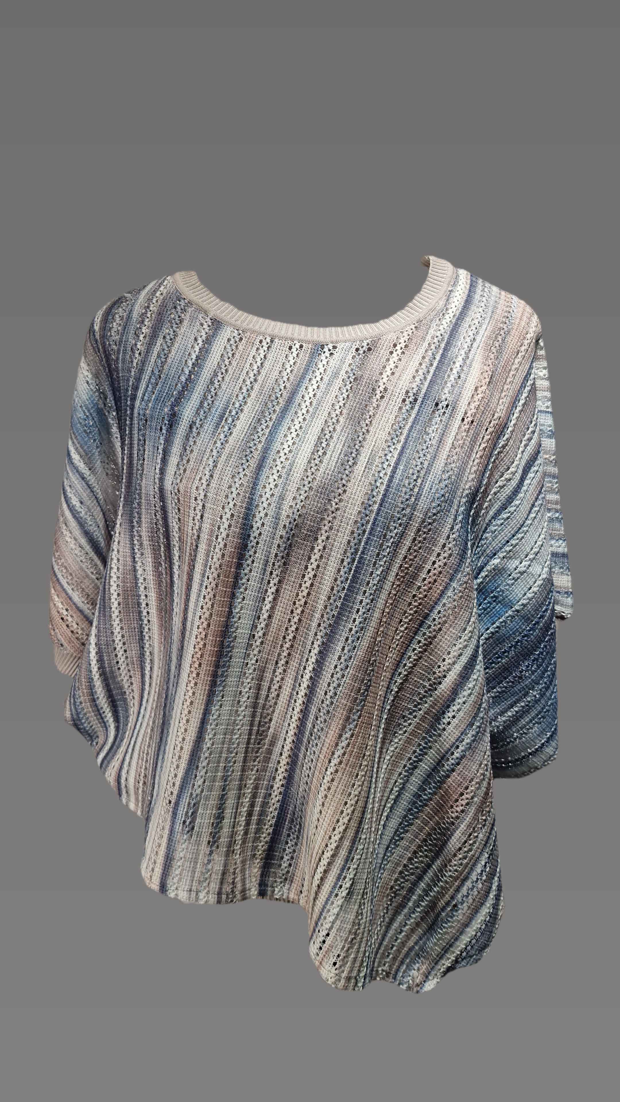 knitting ponchu cami top Crop Top