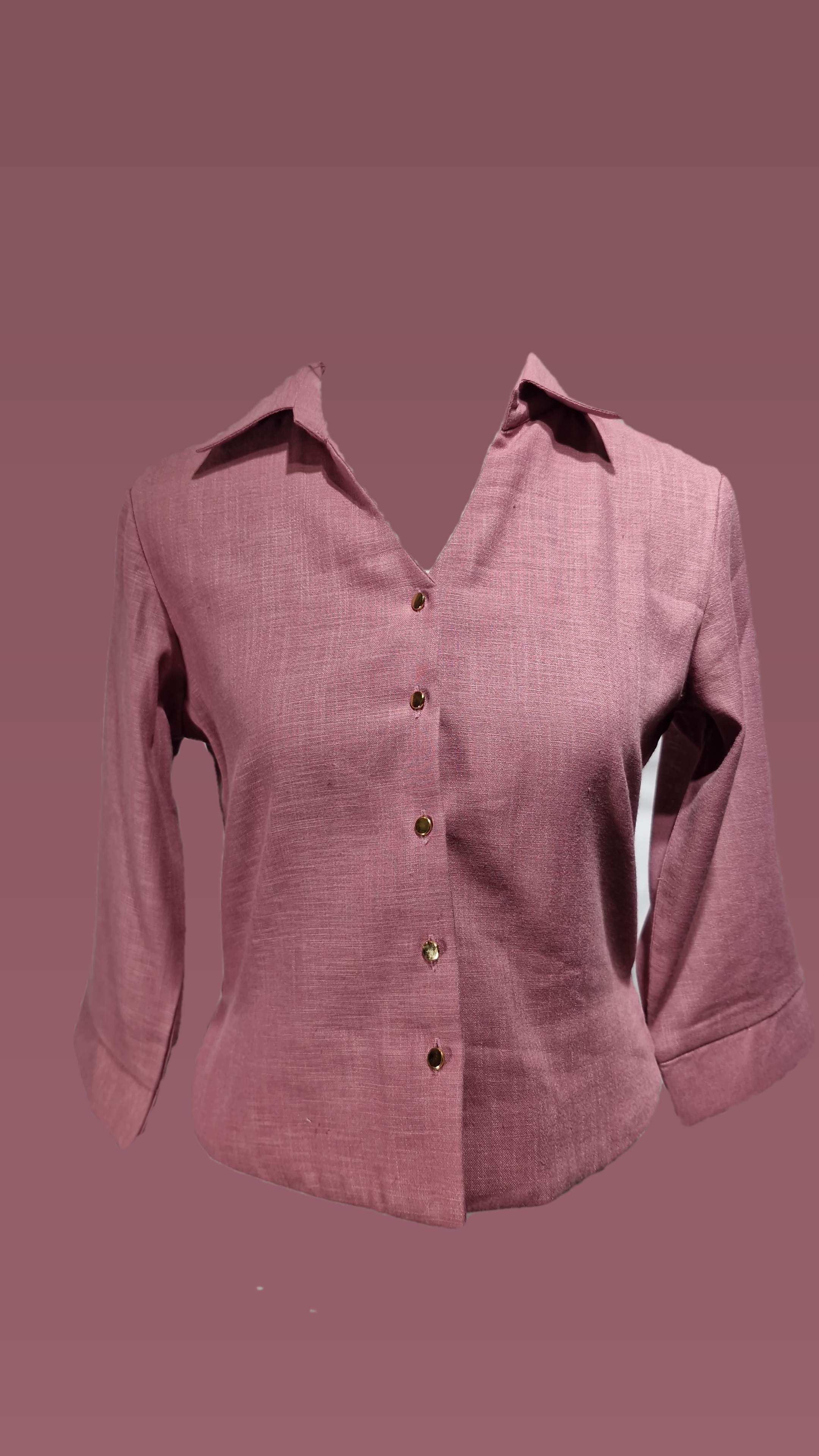 Top / FO Collar SL Cotton Top