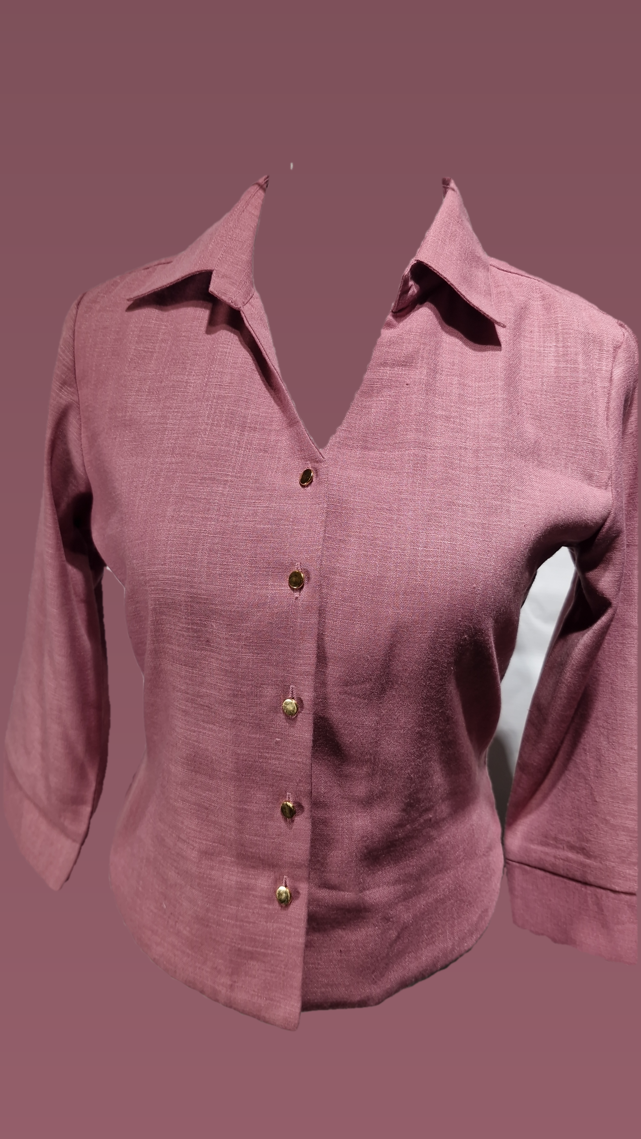 Top / FO Collar SL Cotton Top