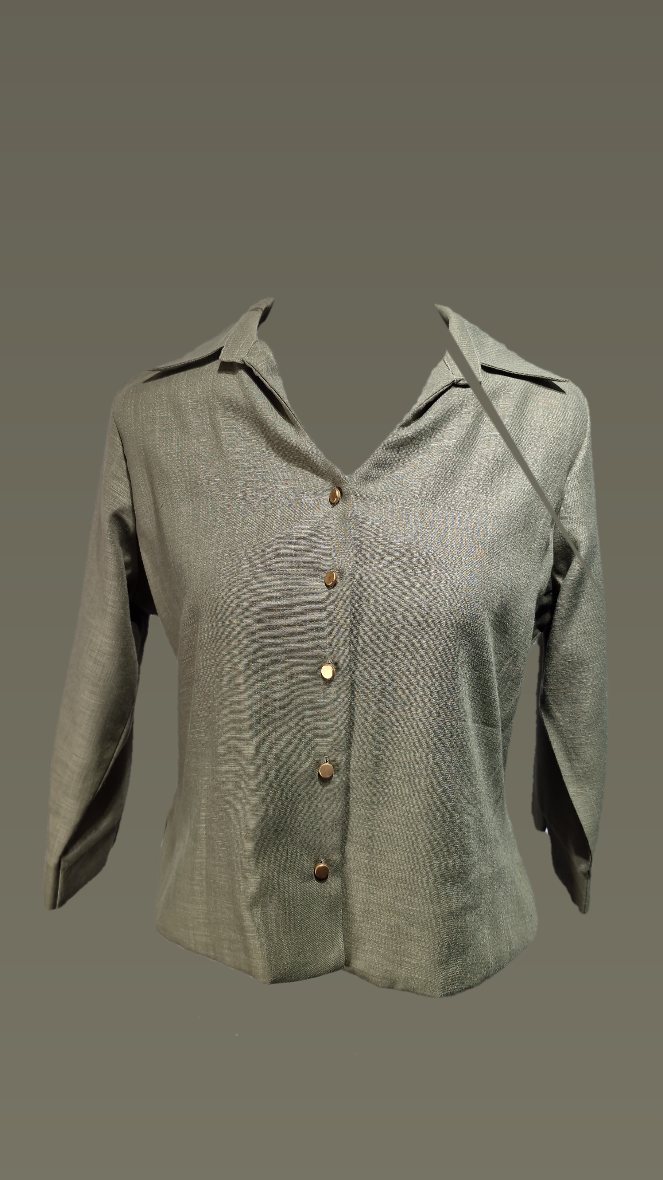 Top / FO Collar SL Cotton Top