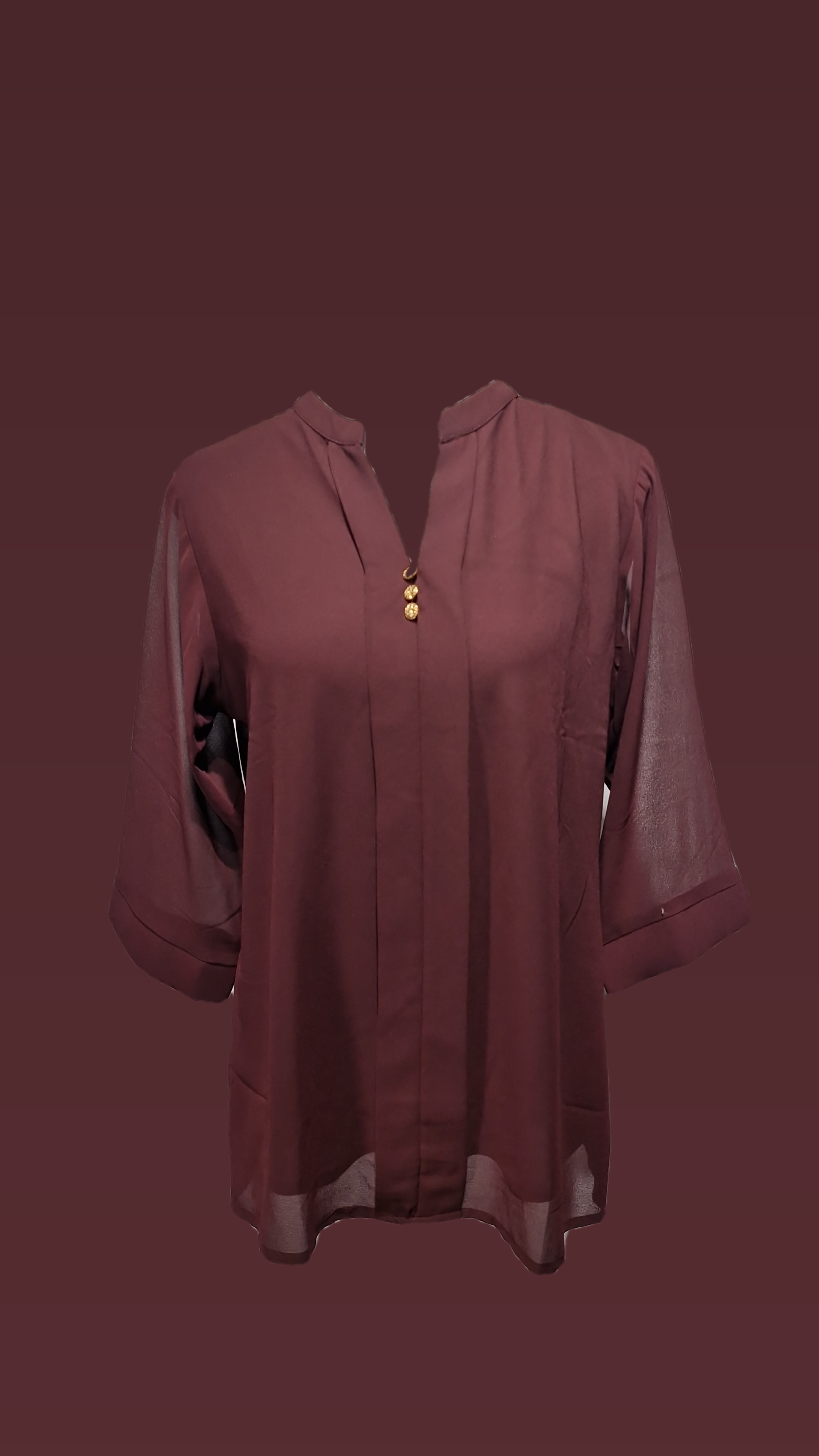 synthatic Pleated Big size Top BN HC