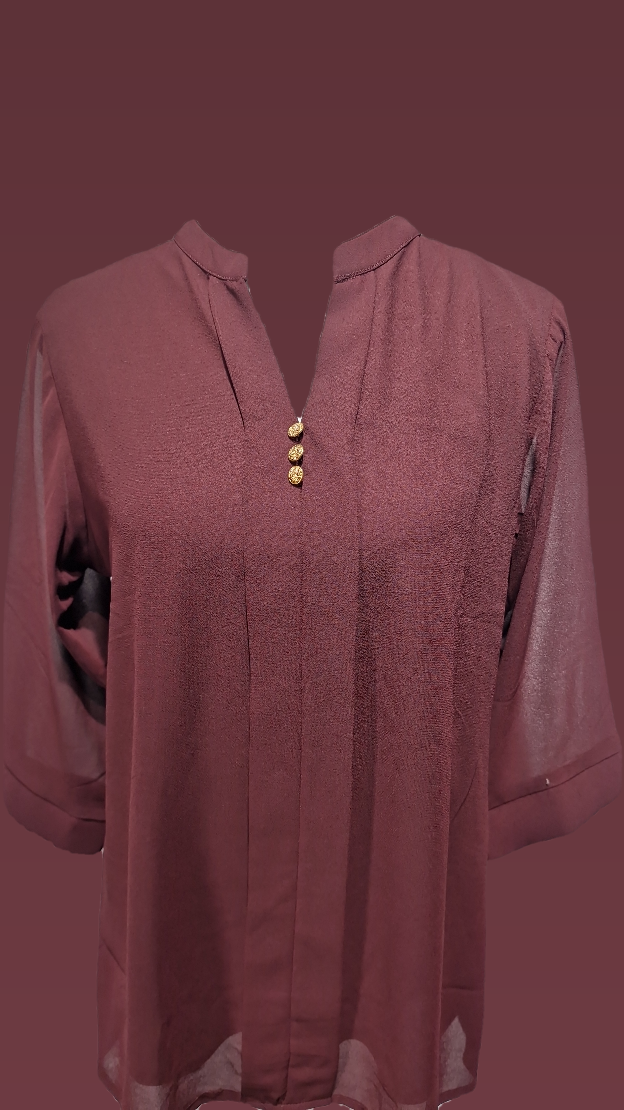 synthatic Pleated Big size Top BN HC