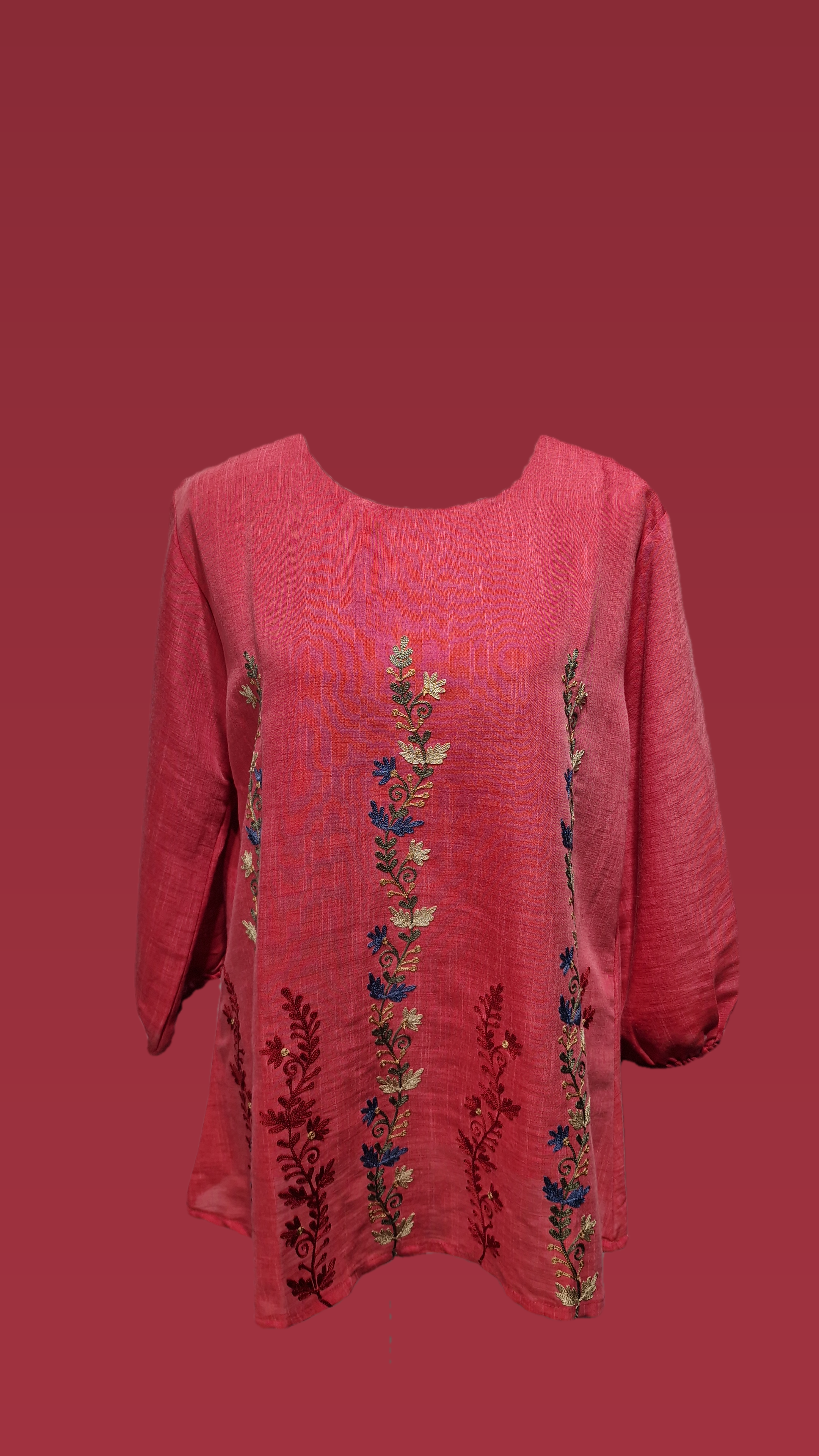 Cotton EMB HC BIG Size Top B-Top