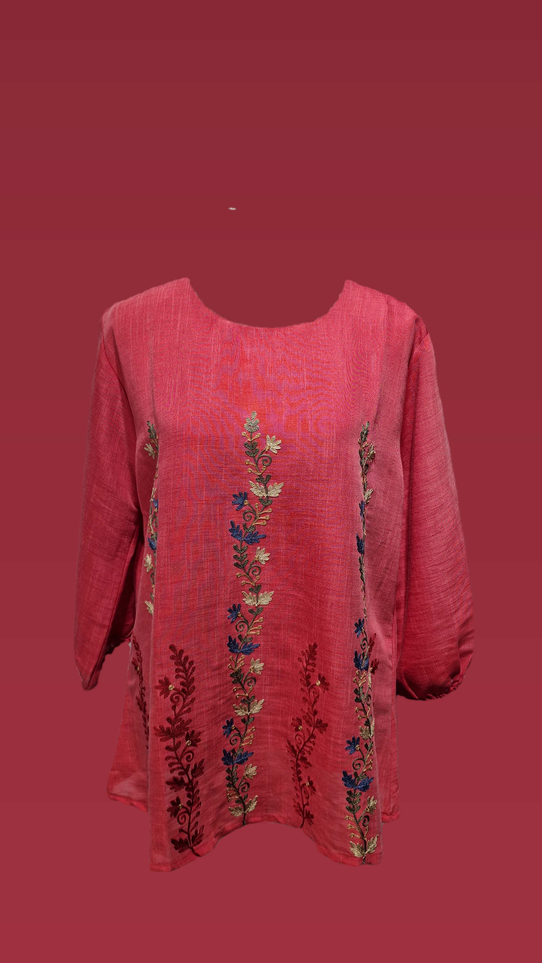 Cotton EMB HC BIG Size Top B-Top