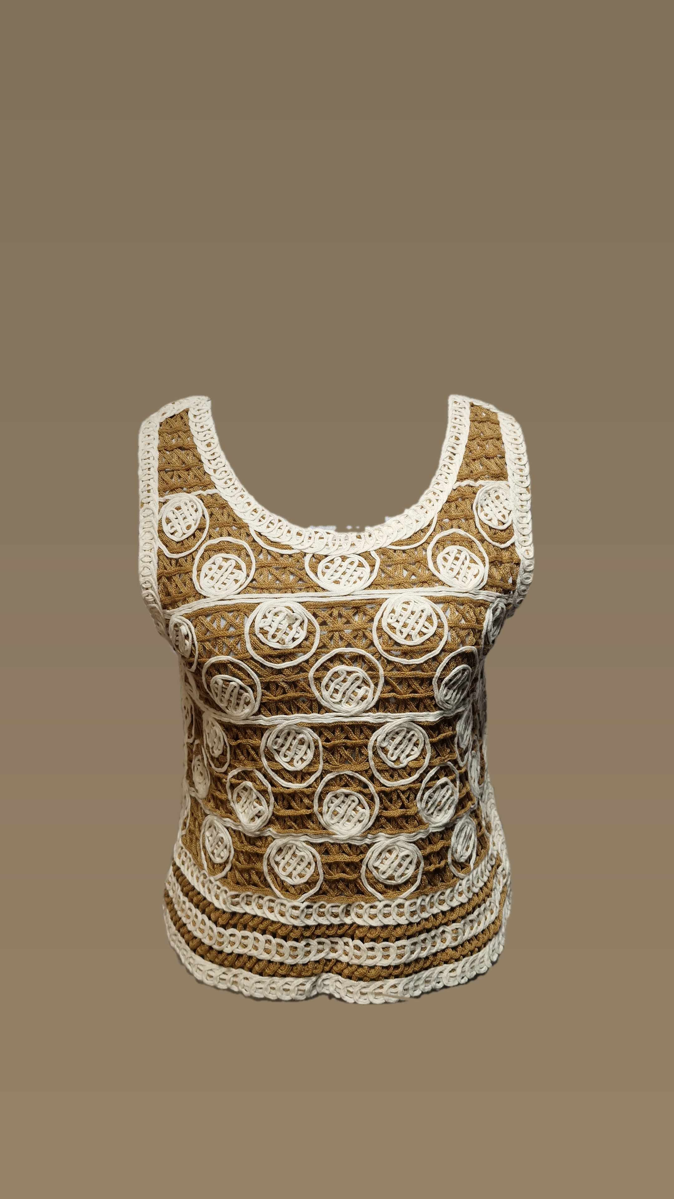 TopCrochet Sleeve Less Top