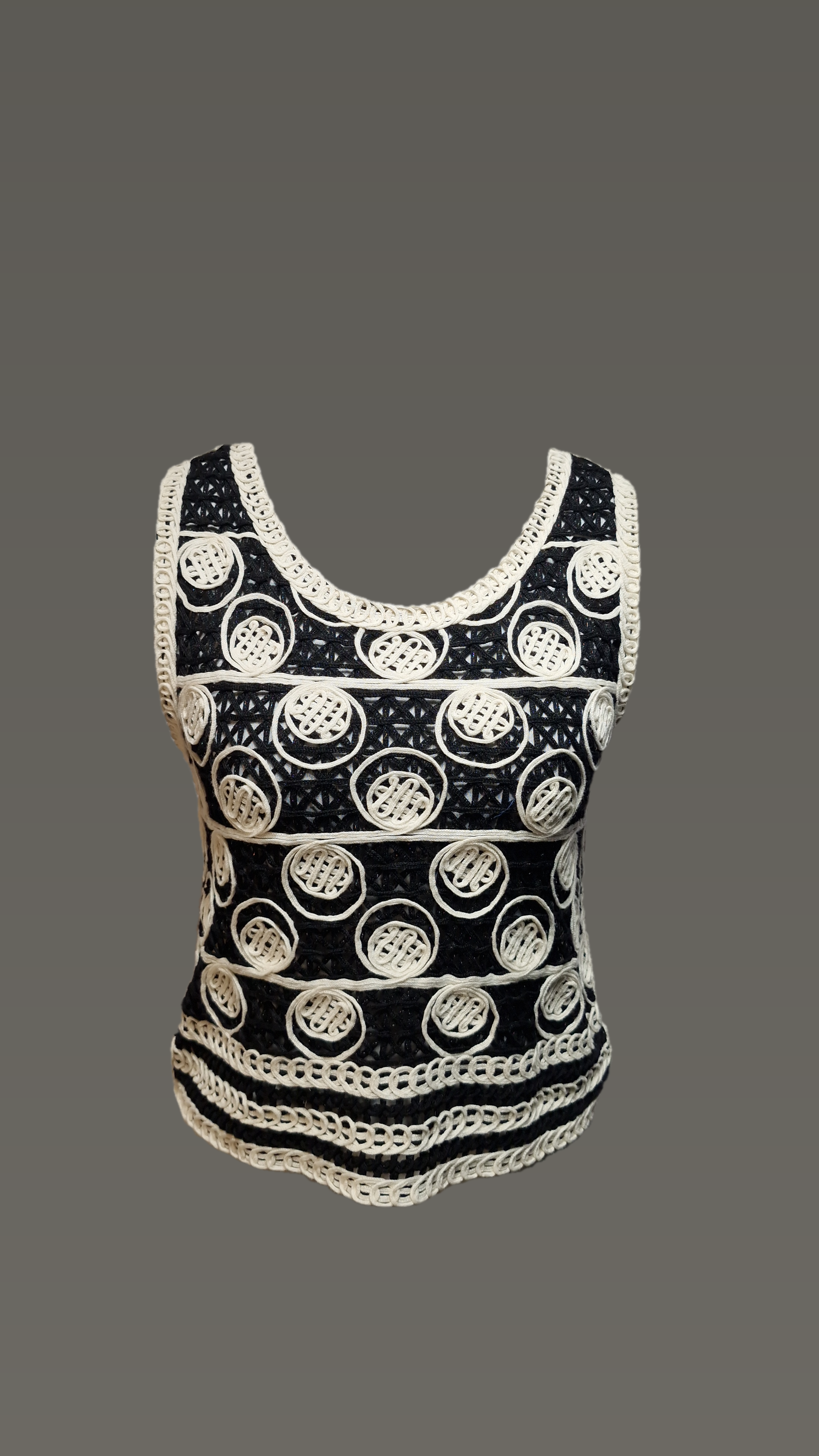 TopCrochet Sleeve Less Top