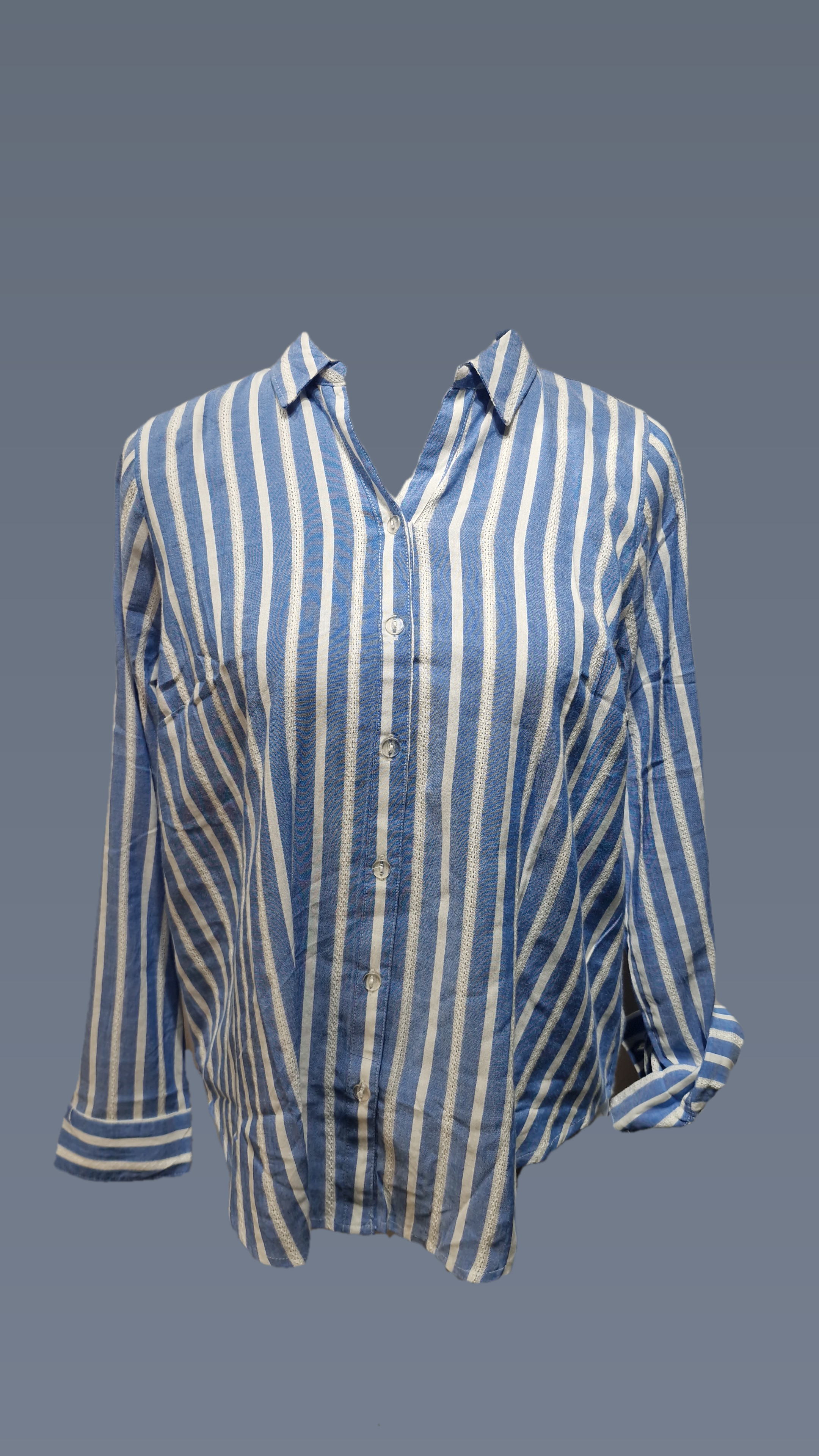 Striped Collar Shirt