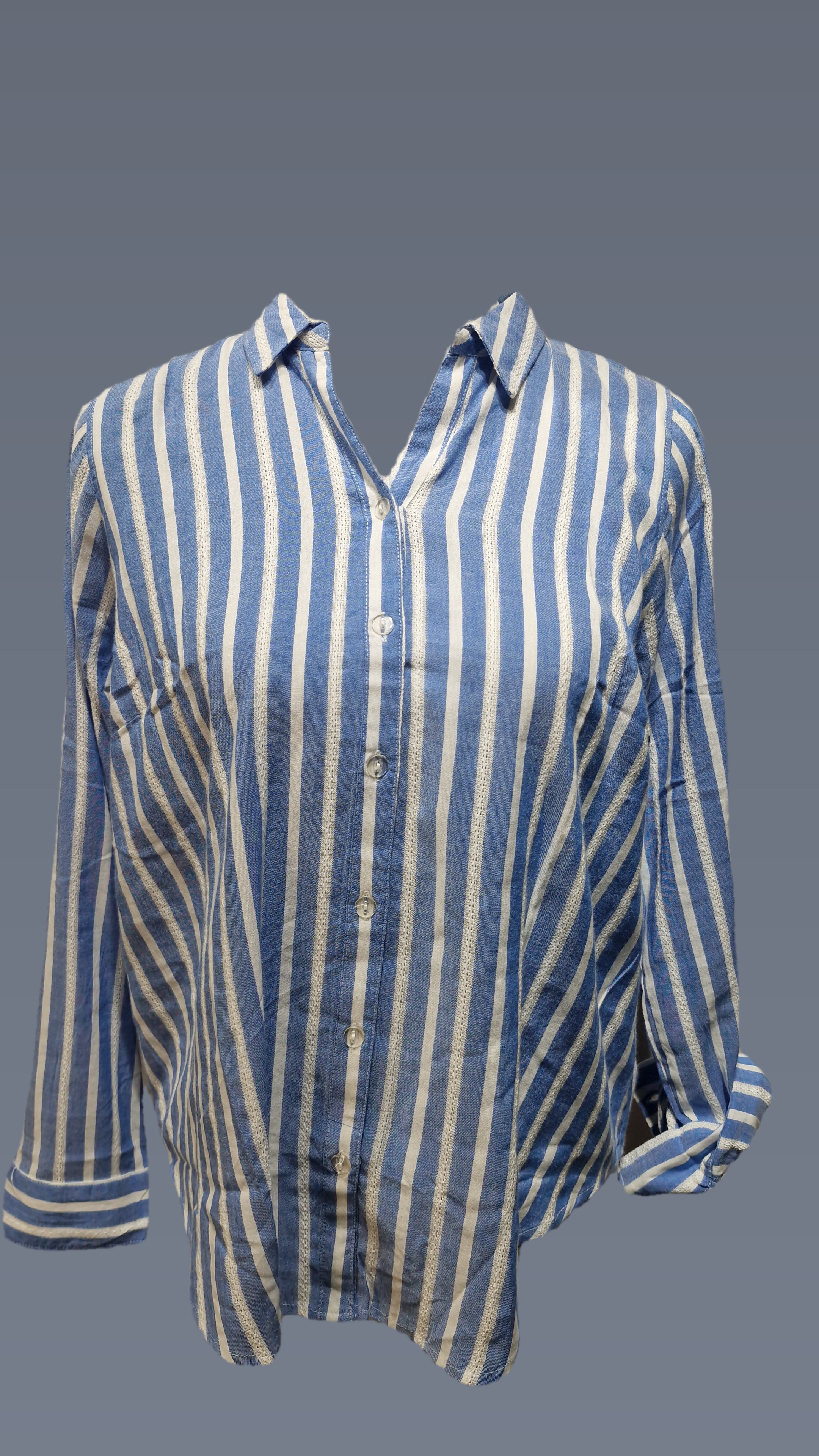 Striped Collar Shirt