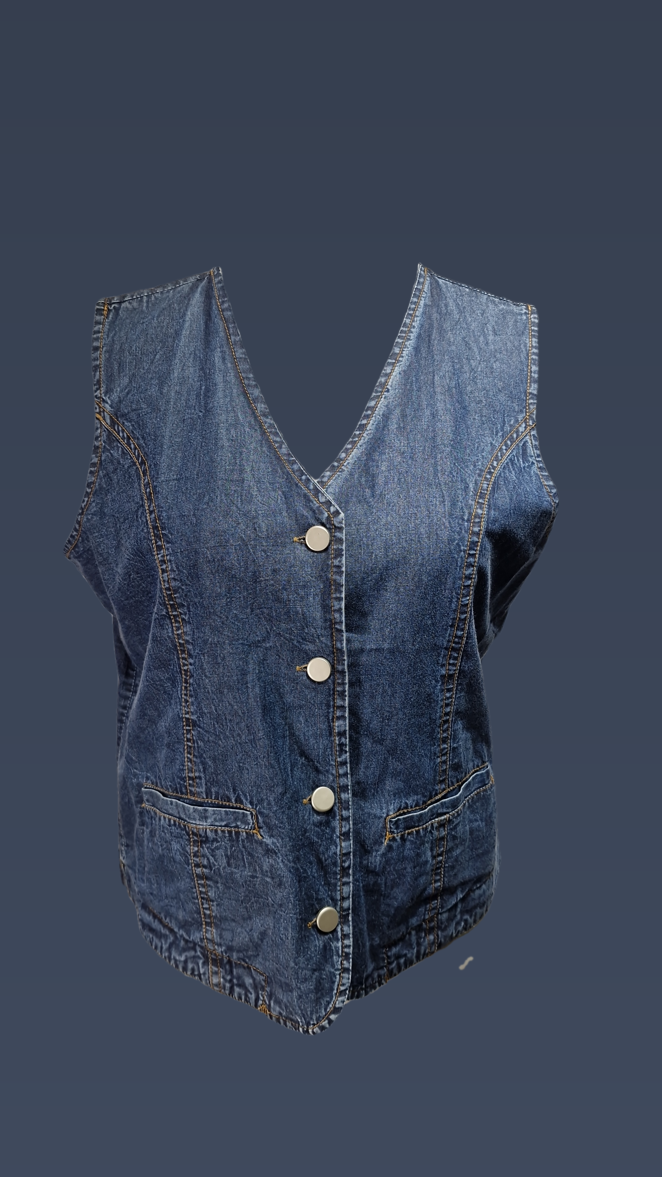 Denim Waist Coat