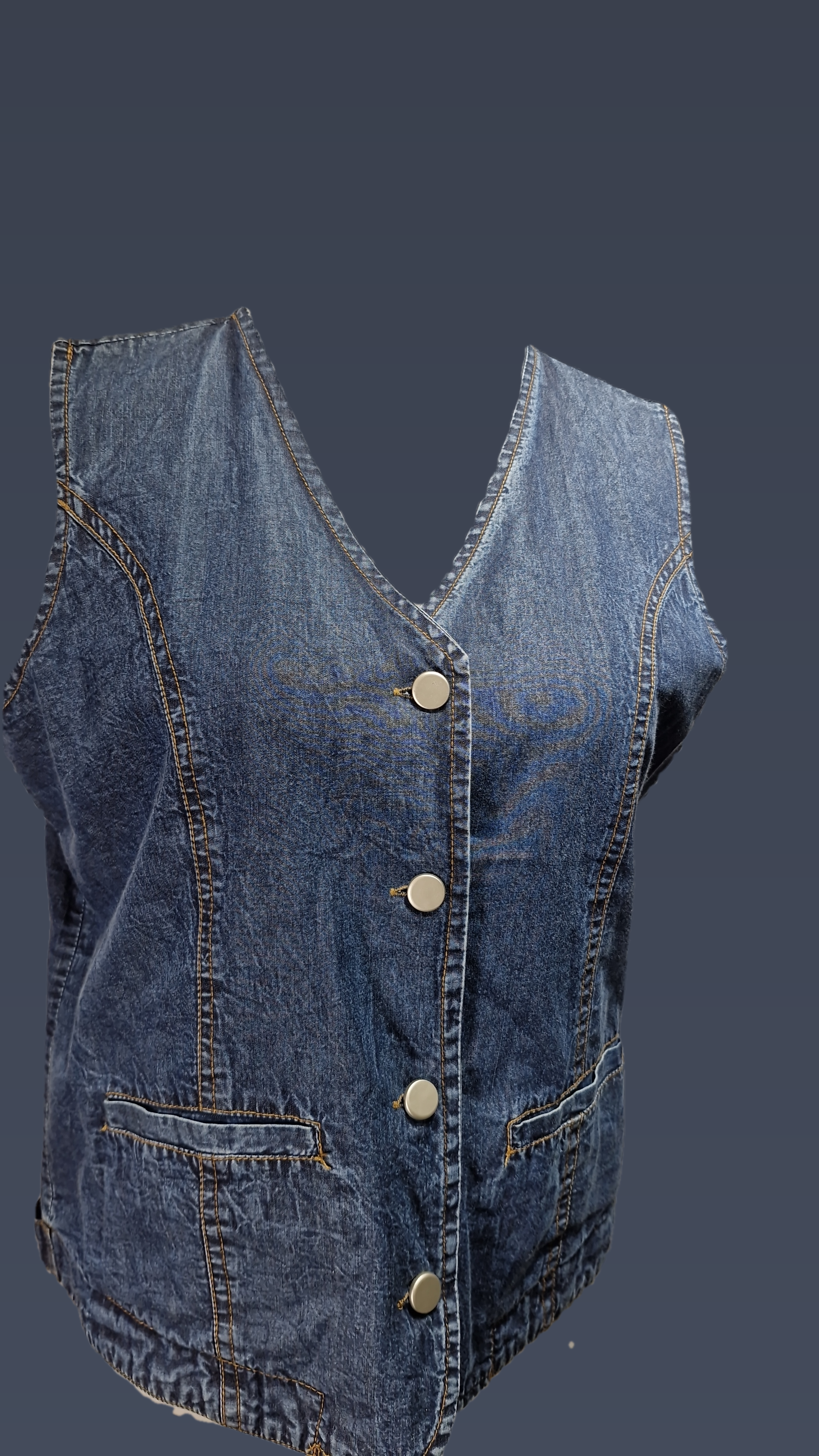 Denim Waist Coat