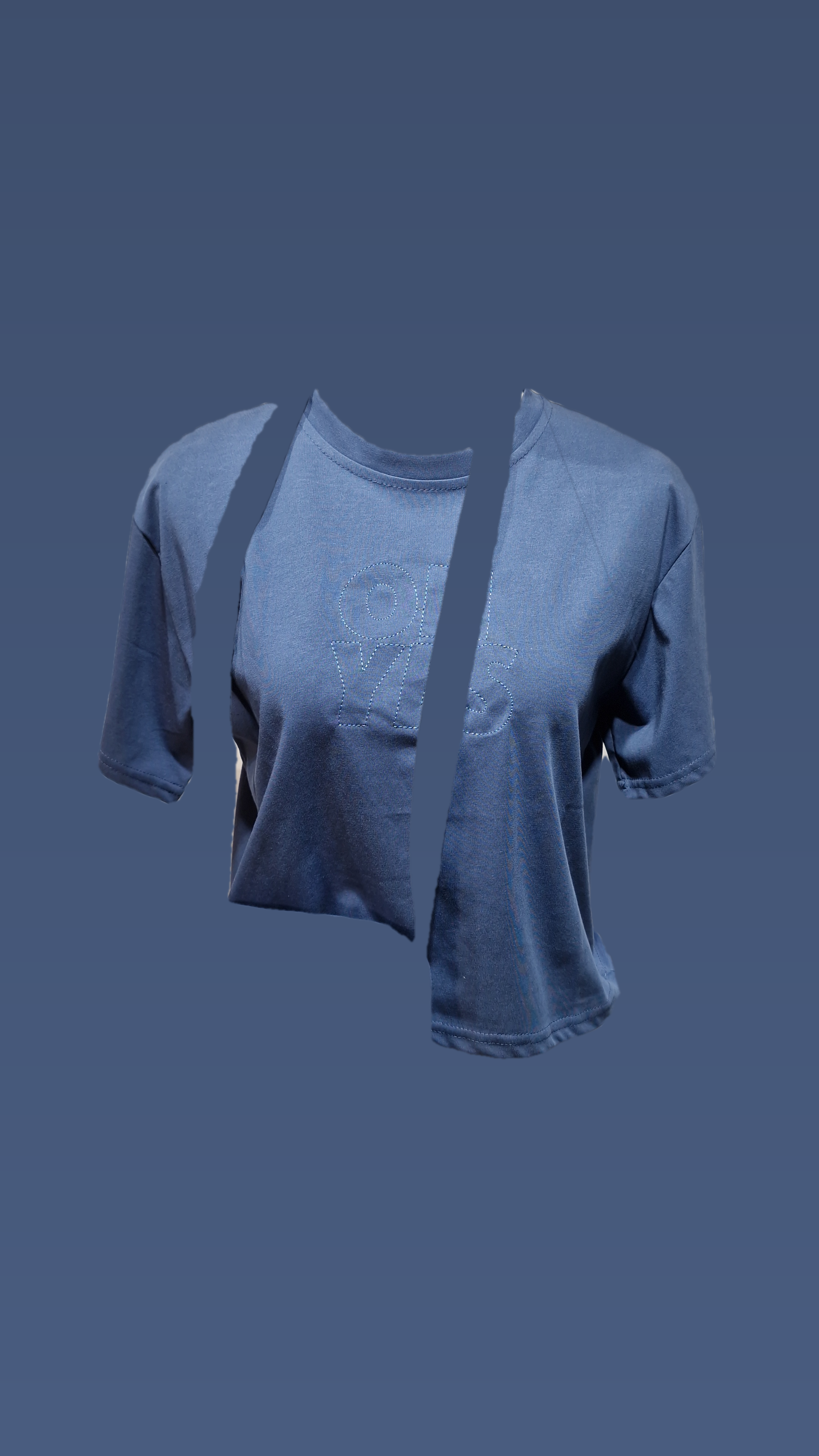 Crop T-shirt with Bag