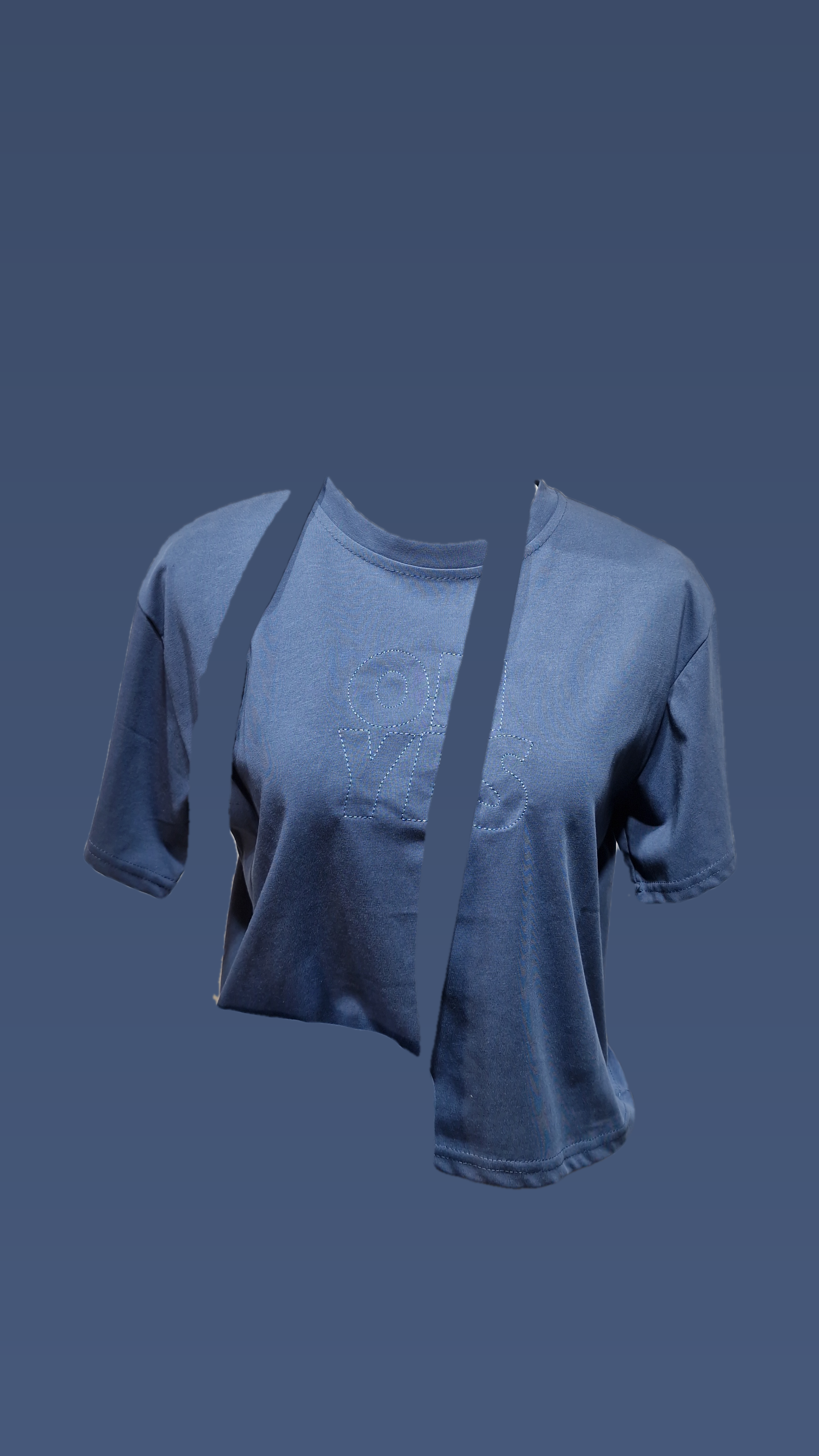 Crop T-shirt with Bag