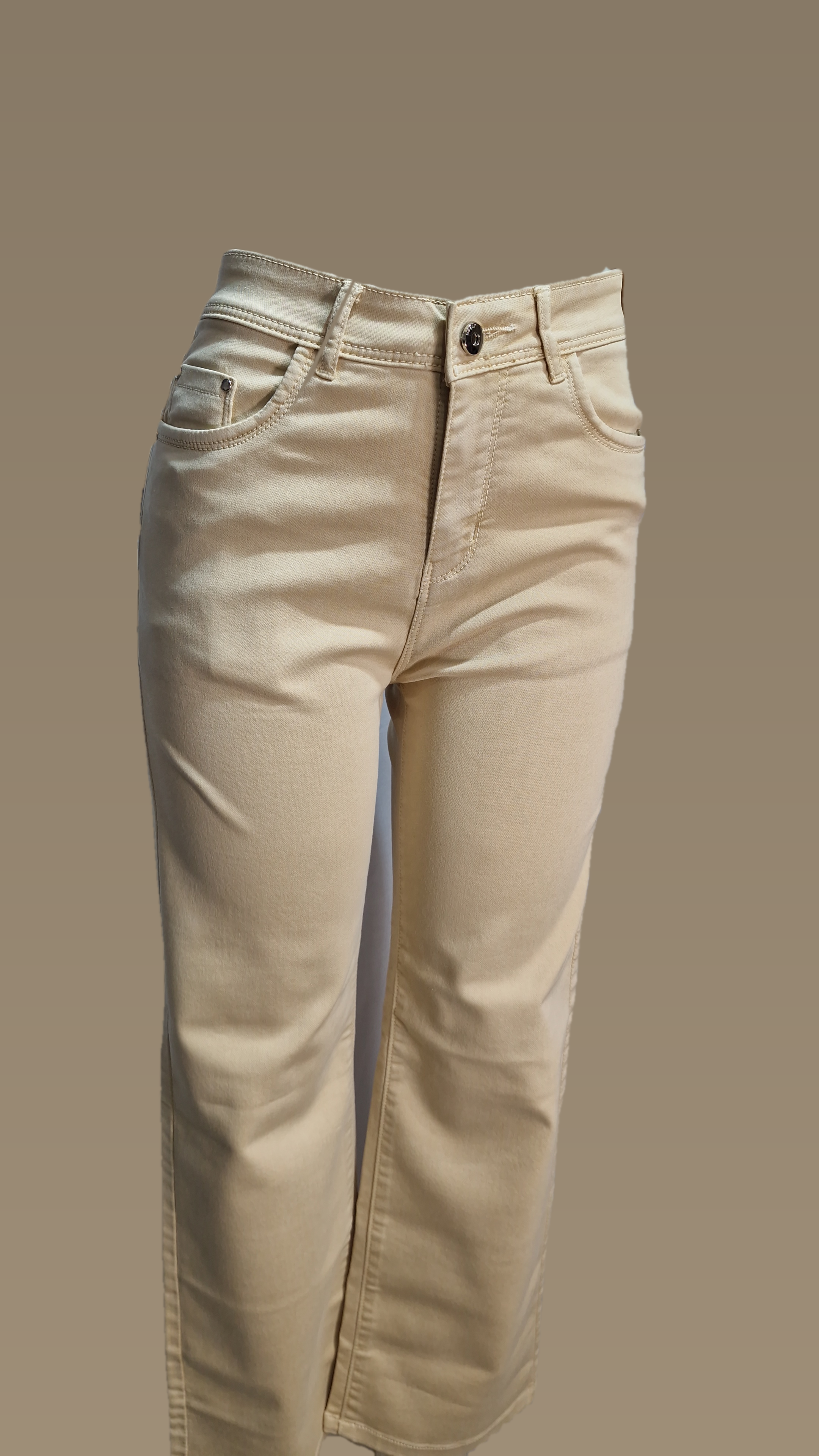 Brown Wide Leg Jeans
