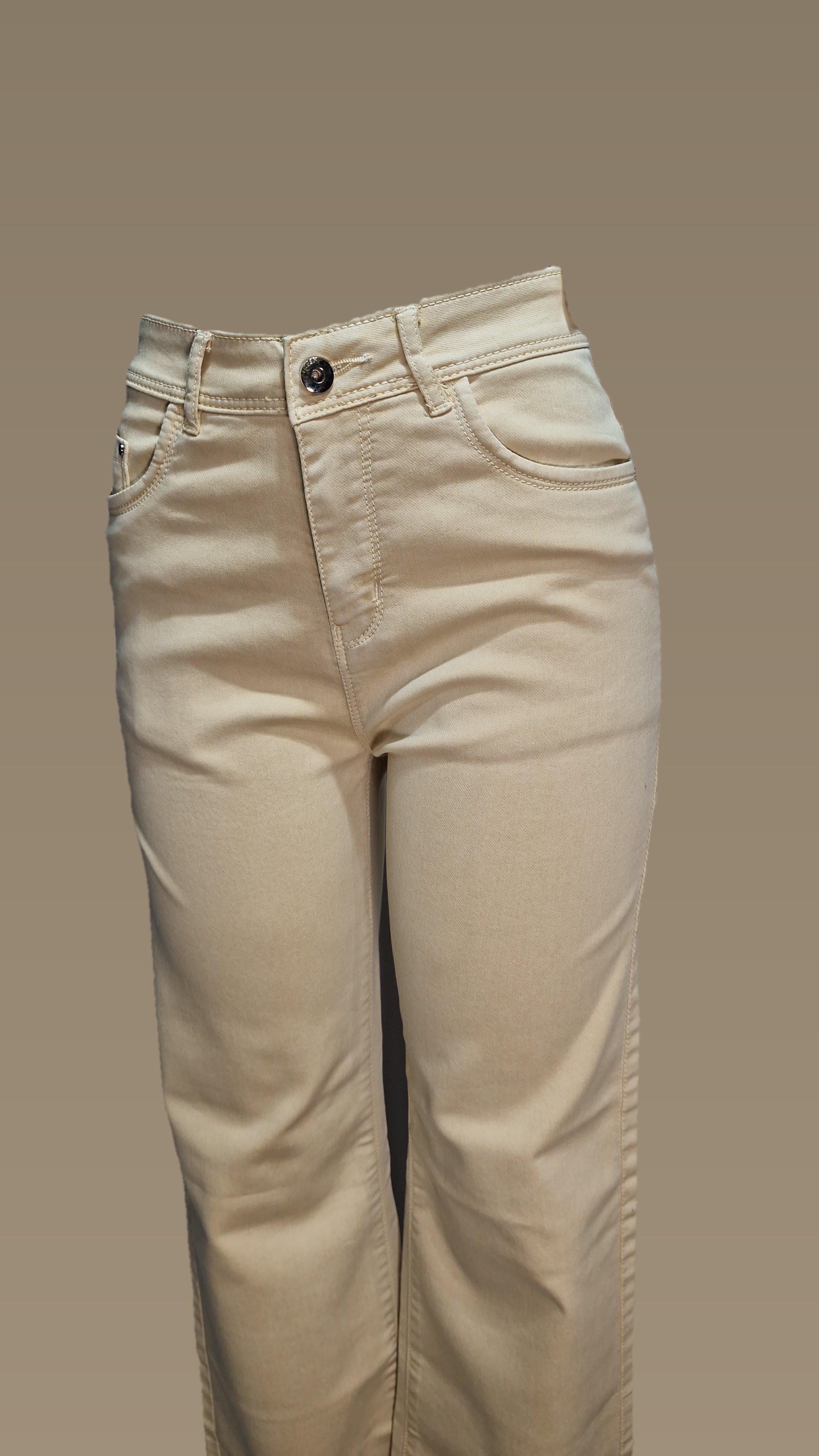 Brown Wide Leg Jeans