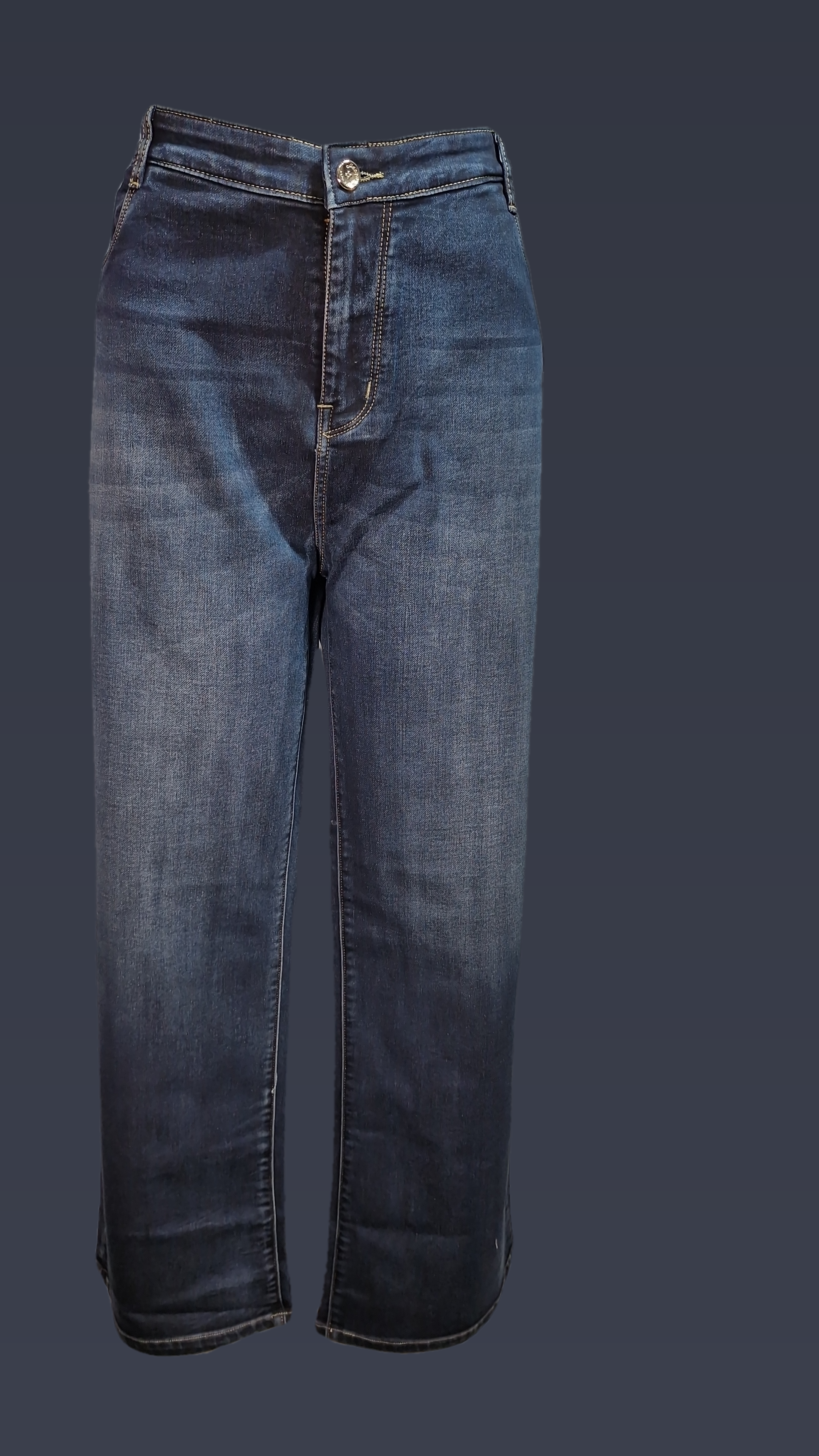 Big Size Monkey Wash Straight Fit Jeans