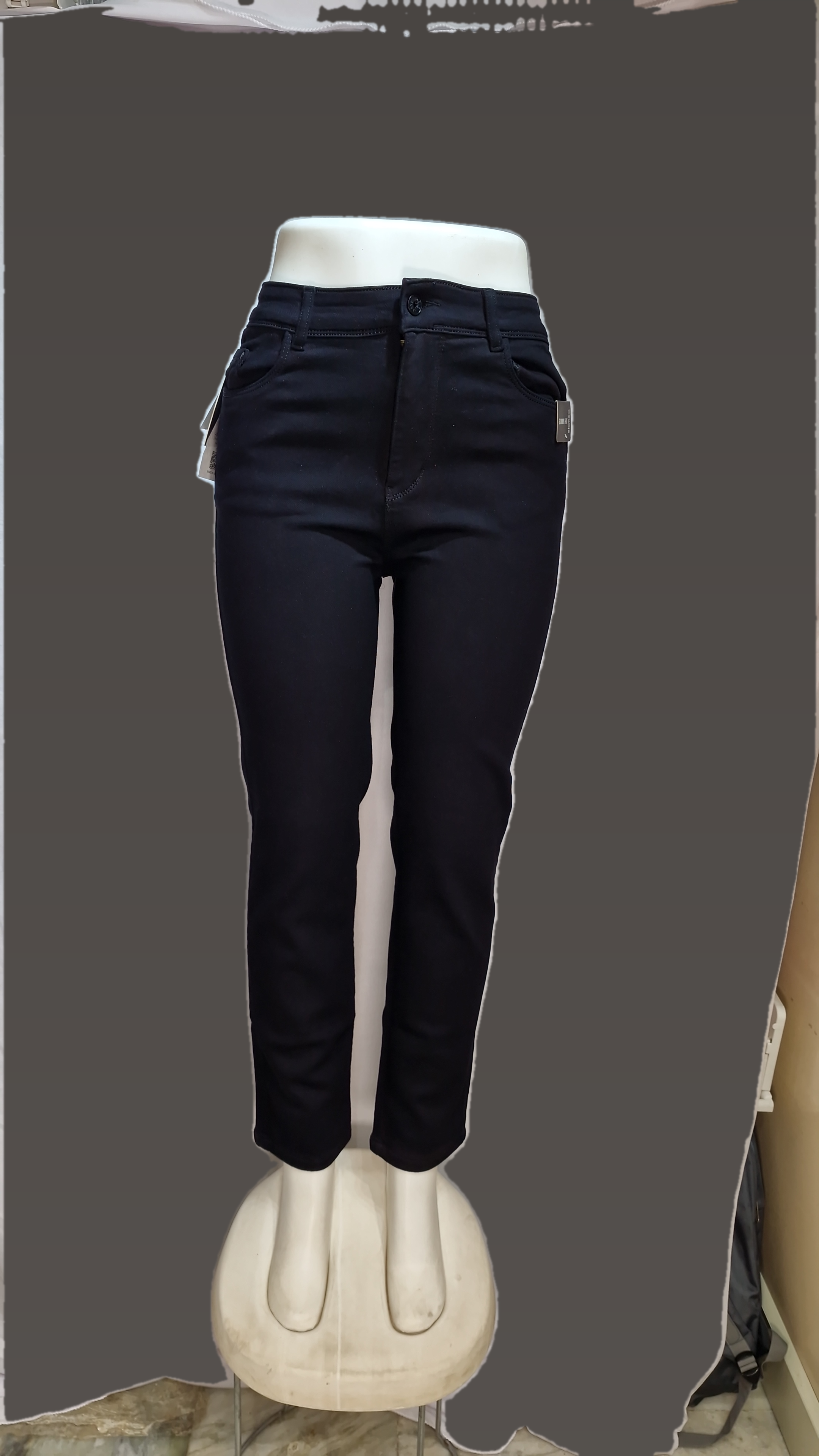 Black Straight fit Jeans