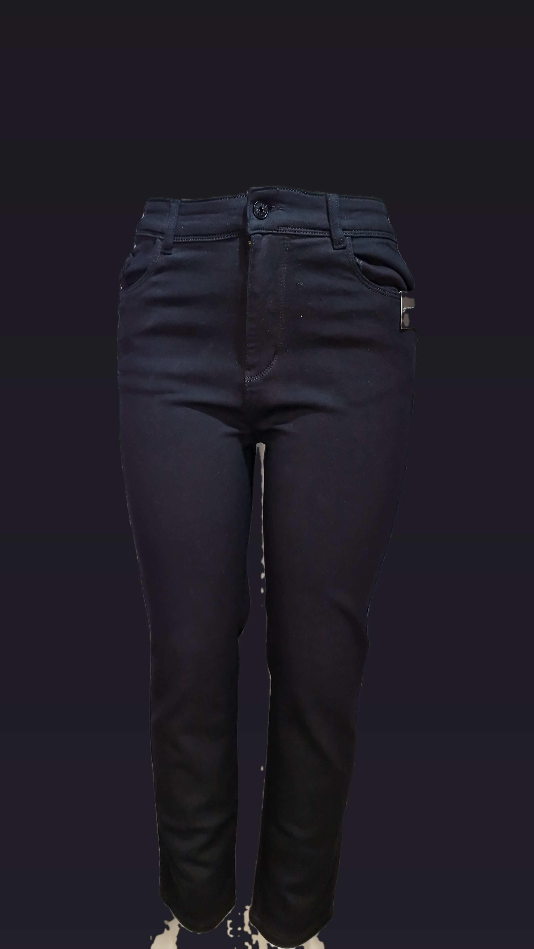 Black Straight fit Jeans