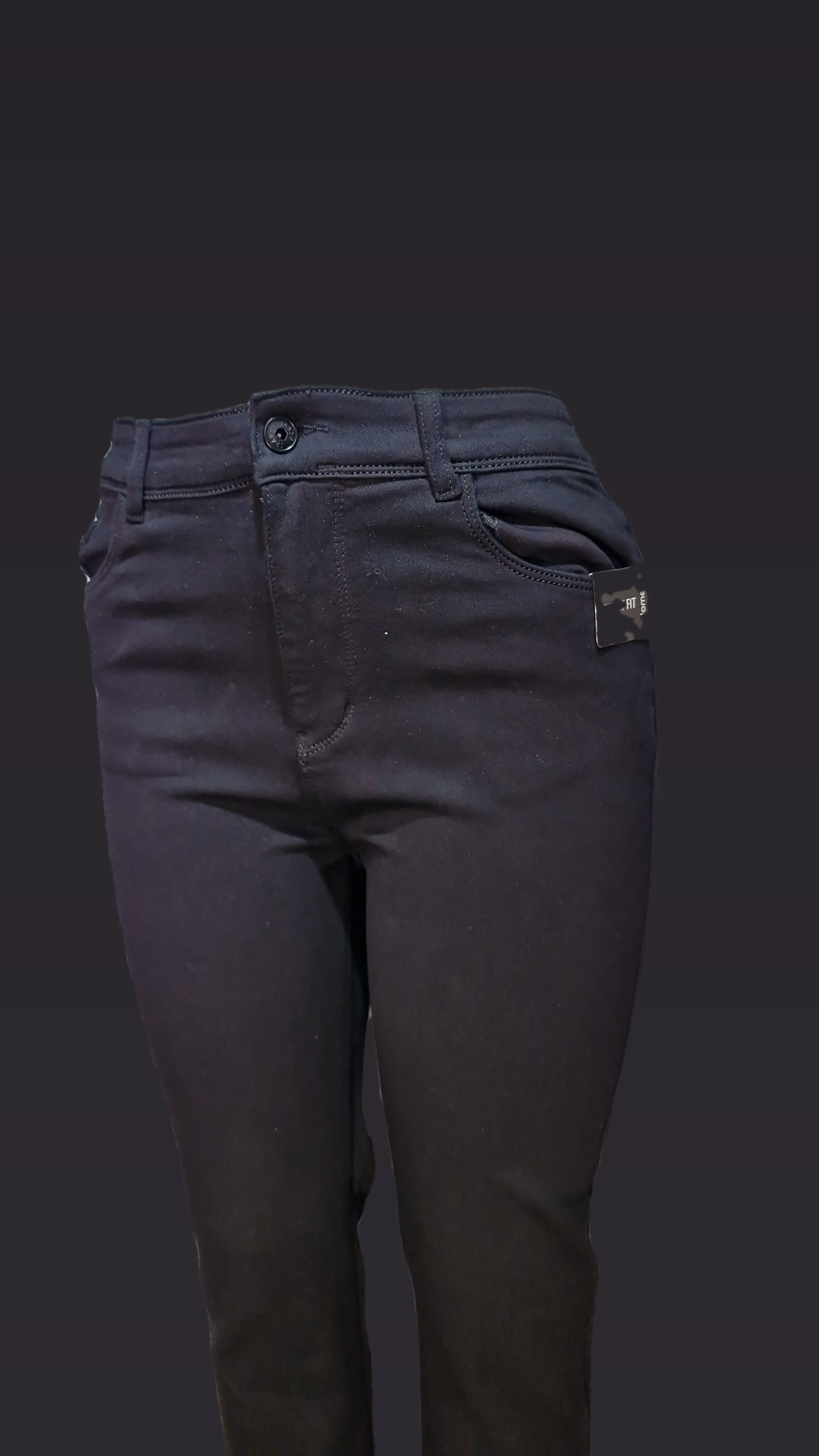 Black Straight fit Jeans