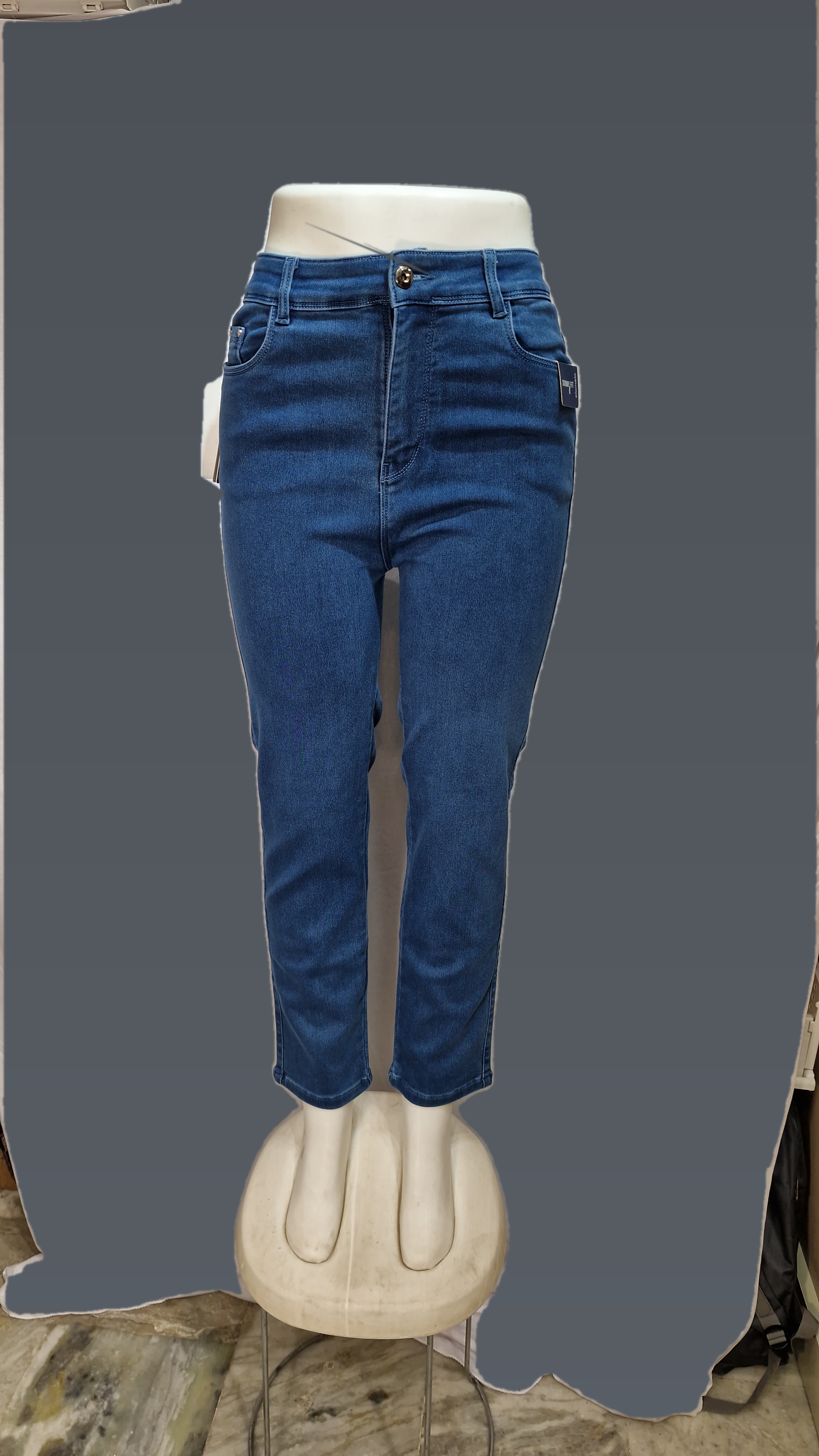 Black Straight fit Jeans