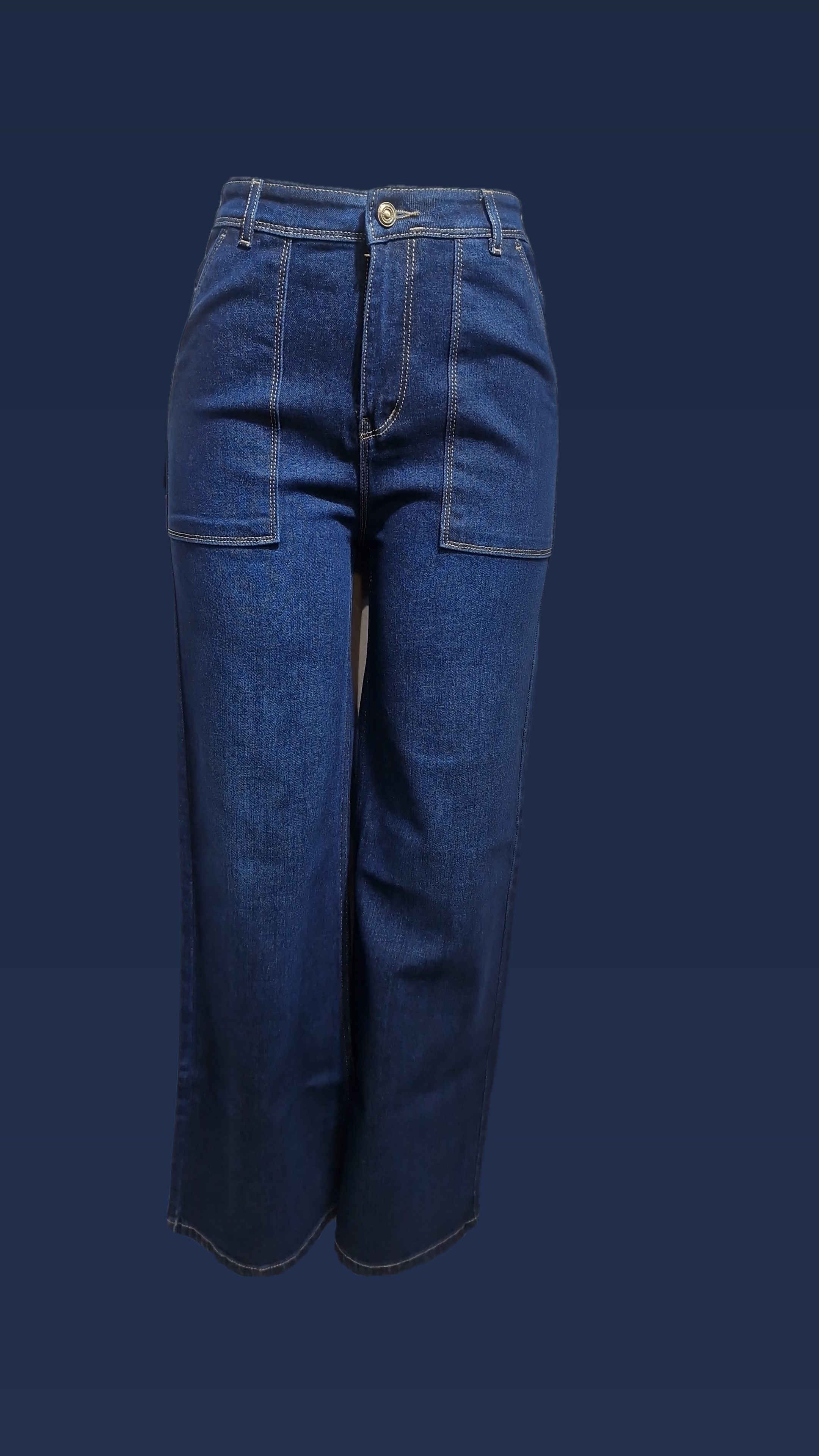 DENIM JEANS EM6387 Wide Leg