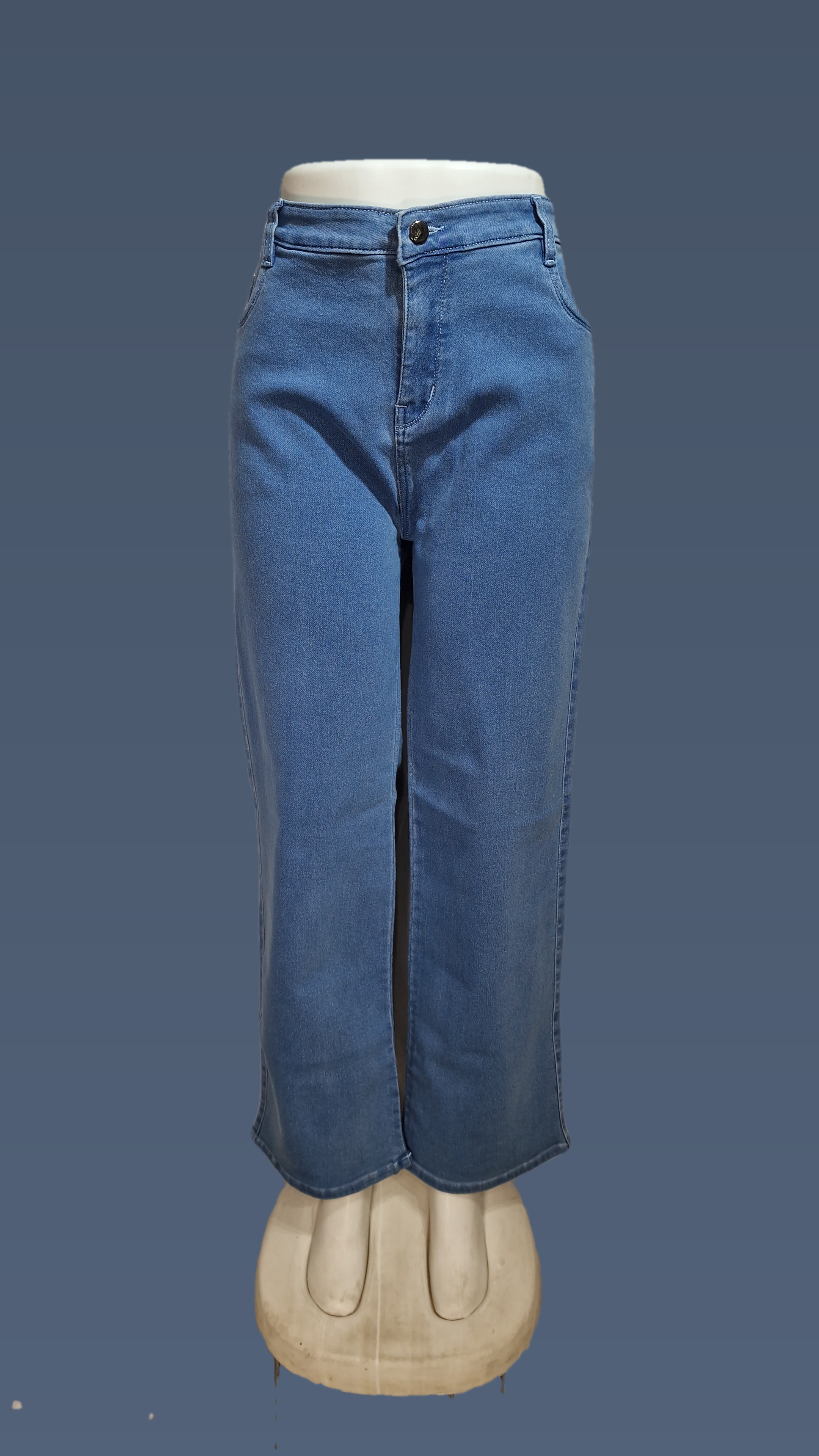 Big Size Straight LD Blue Jeans