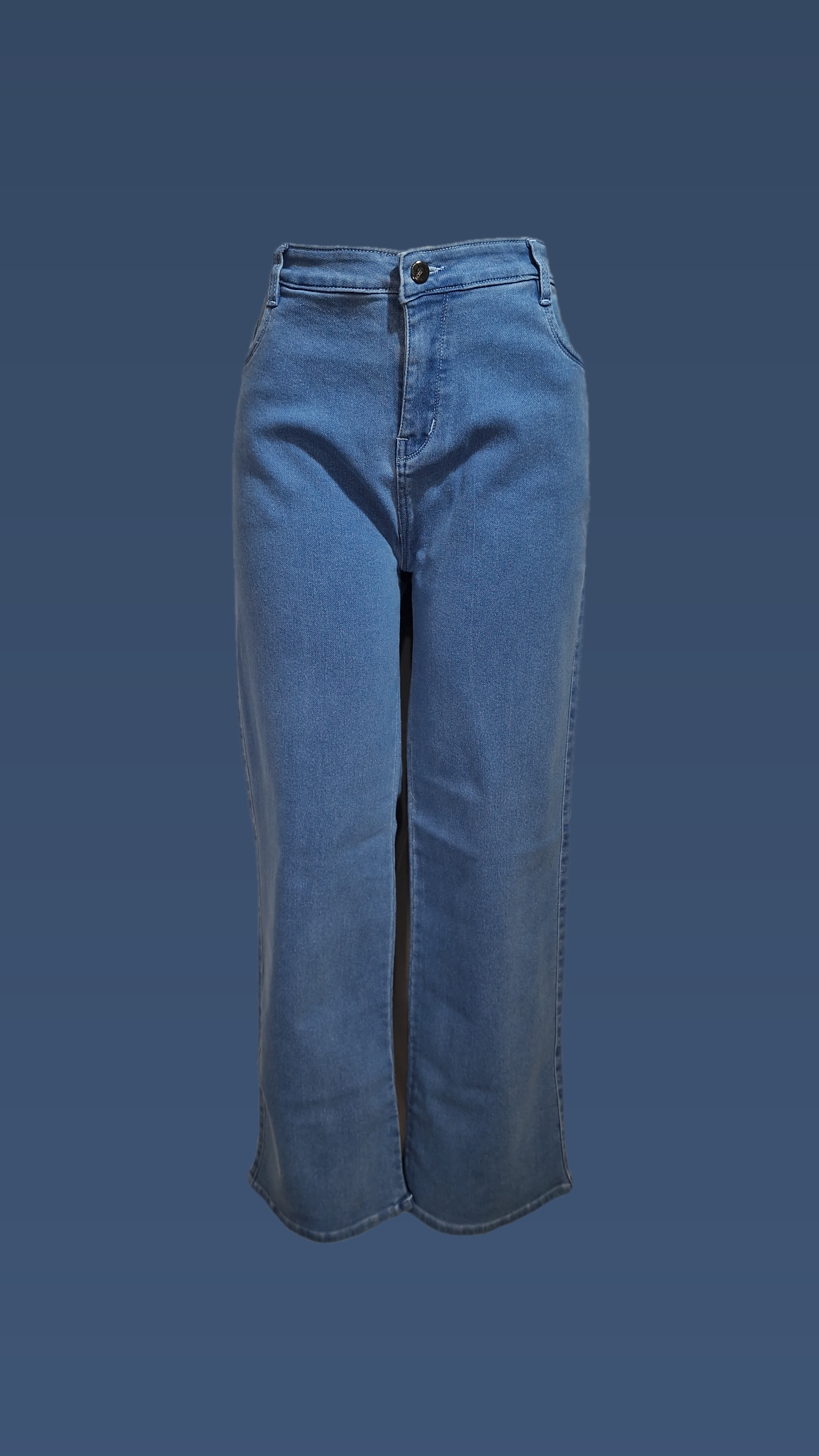 Big Size Straight LD Blue Jeans